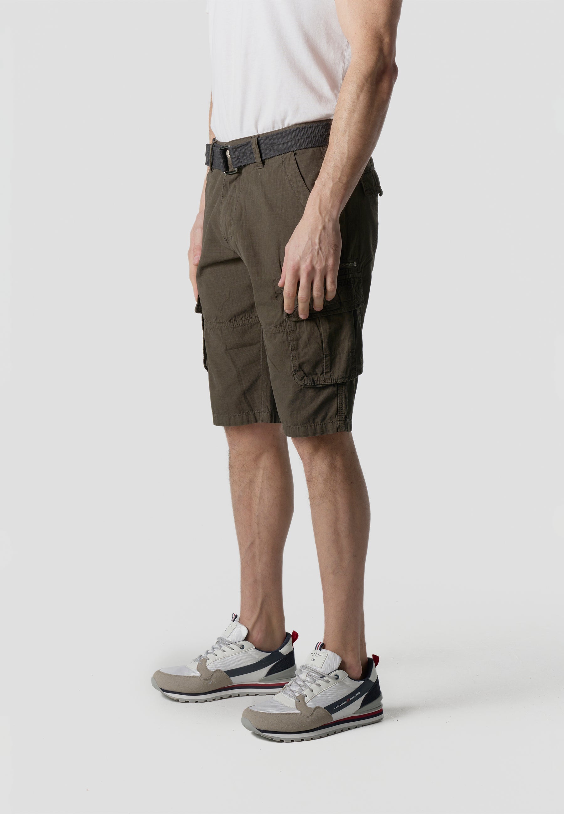 Bermuda Cargo Algodón Relaxed Hombre – Koroshi 2611PS11