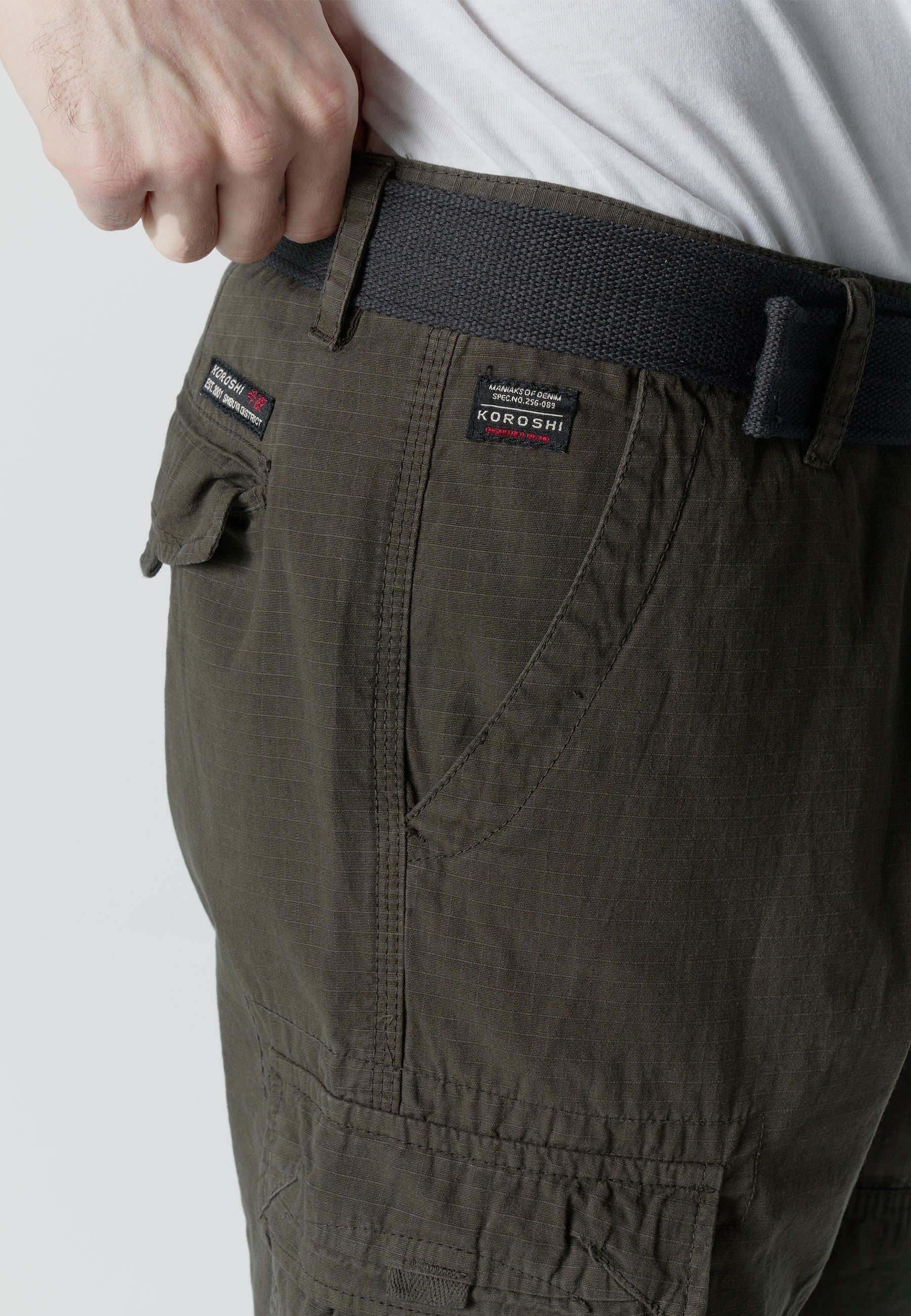 Bermuda Cargo Algodón Relaxed Hombre – Koroshi 2611PS11