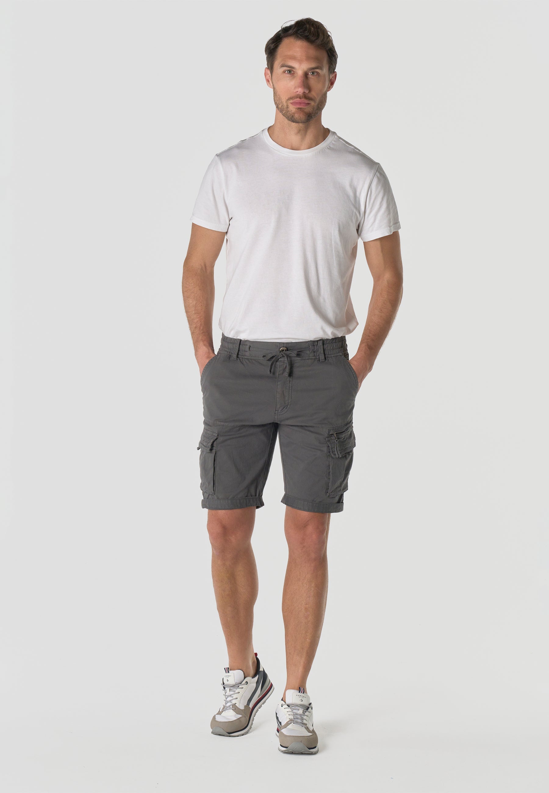 Bermuda Hombre Cargo Algodón Relaxed – Koroshi 2611PS12