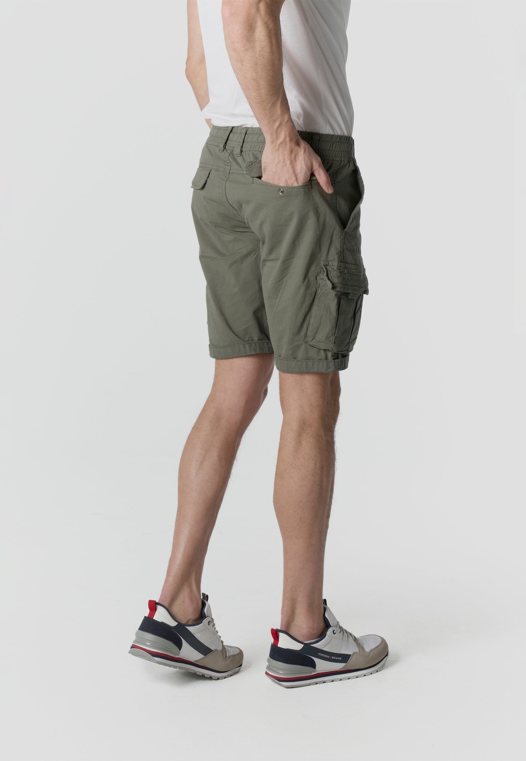 Bermuda Hombre Cargo Algodón Relaxed – Koroshi 2611PS12