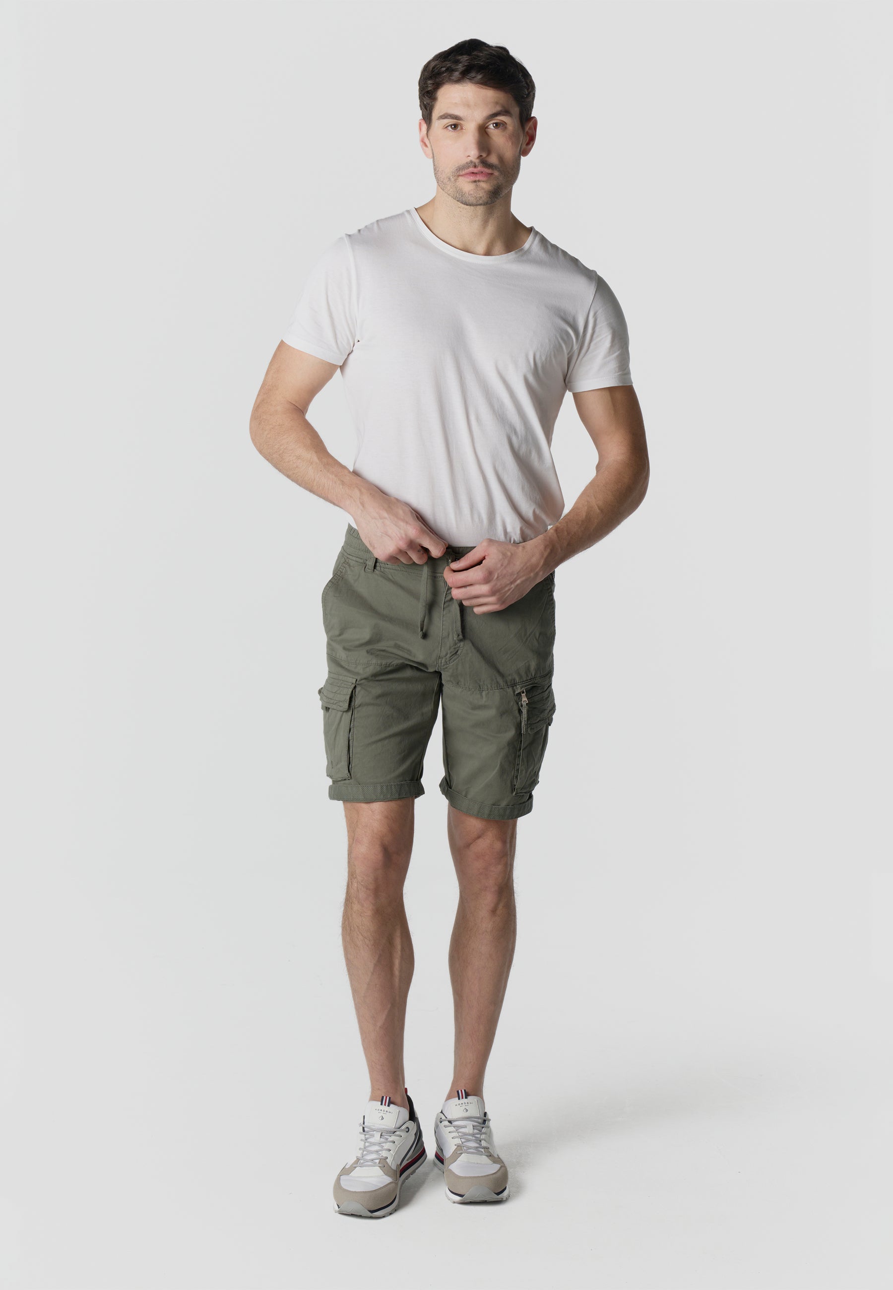 Bermuda Hombre Cargo Algodón Relaxed – Koroshi 2611PS12