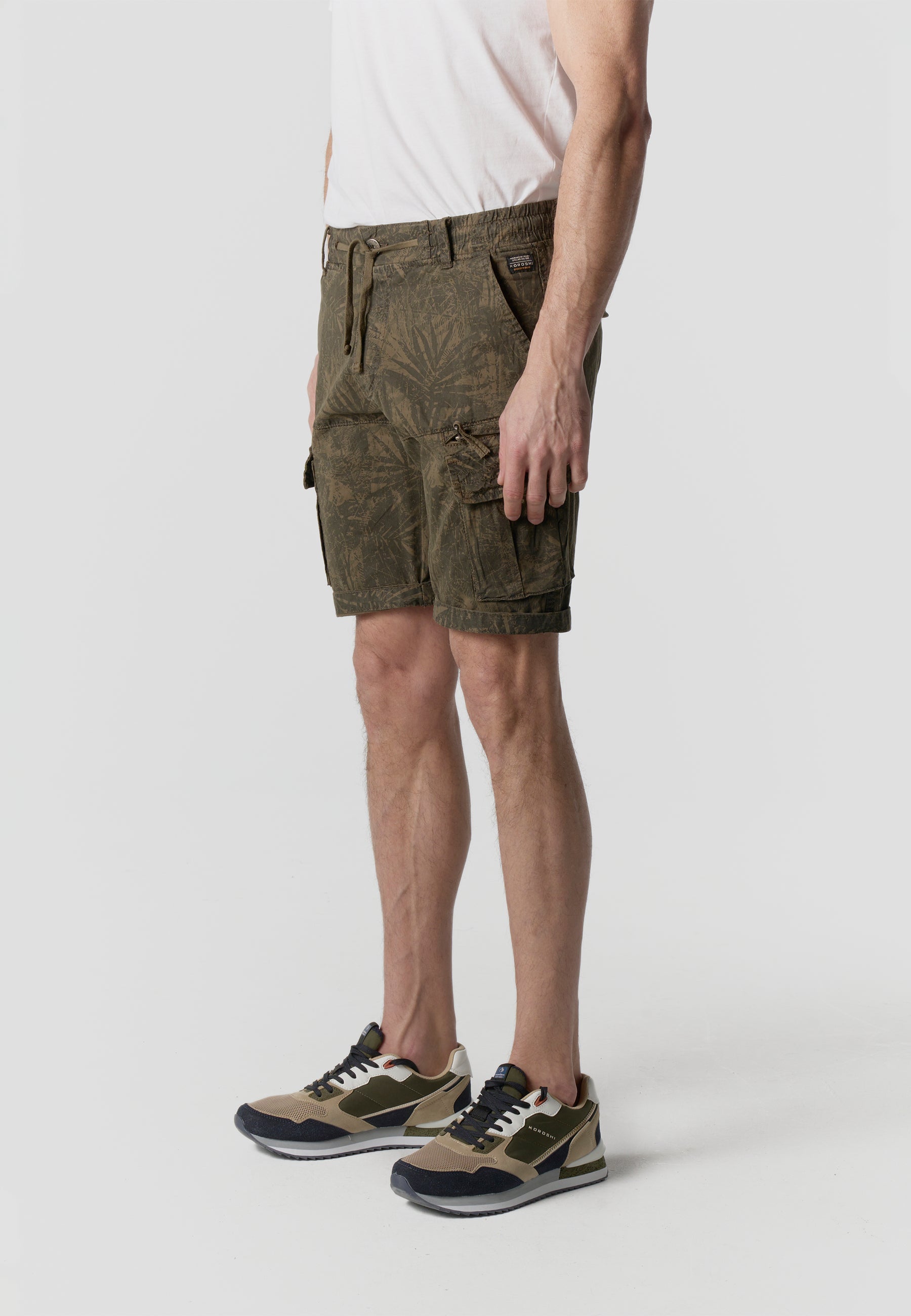 Bermuda Hombre Cargo Algodón Relaxed – Koroshi 2611PS12