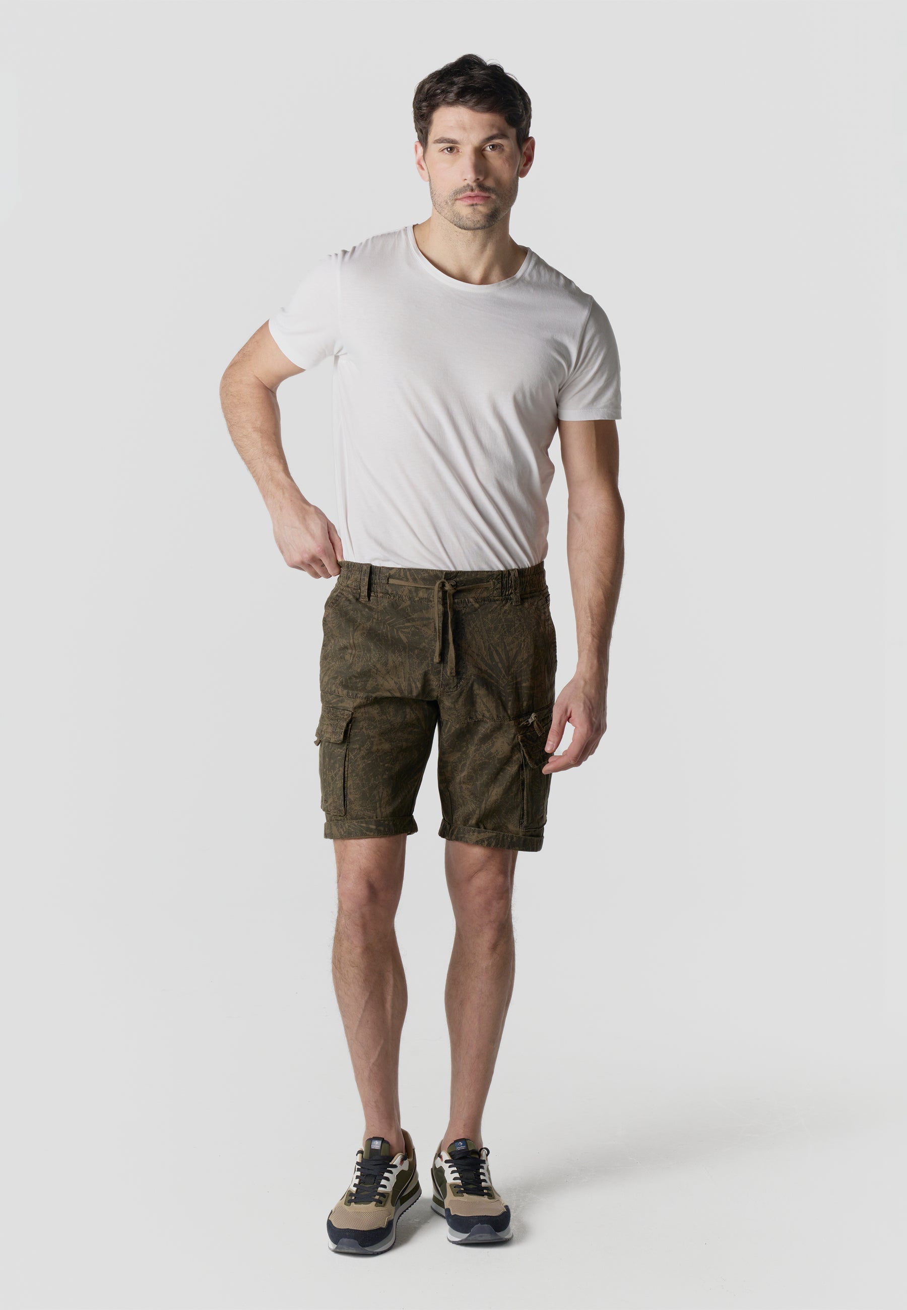 Bermuda Hombre Cargo Algodón Relaxed – Koroshi 2611PS12