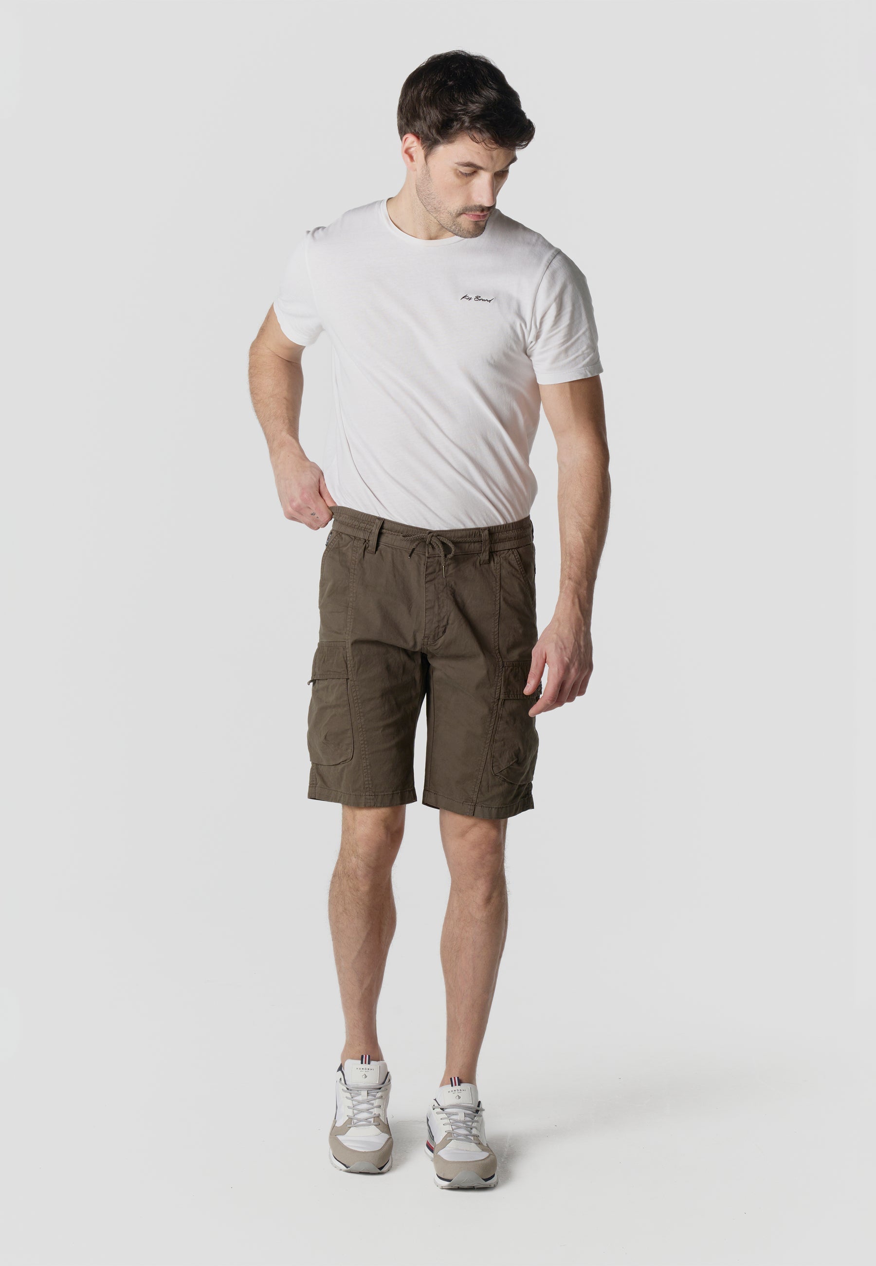 Bermuda Hombre Cargo Algodón Relaxed – Koroshi 2611PS13