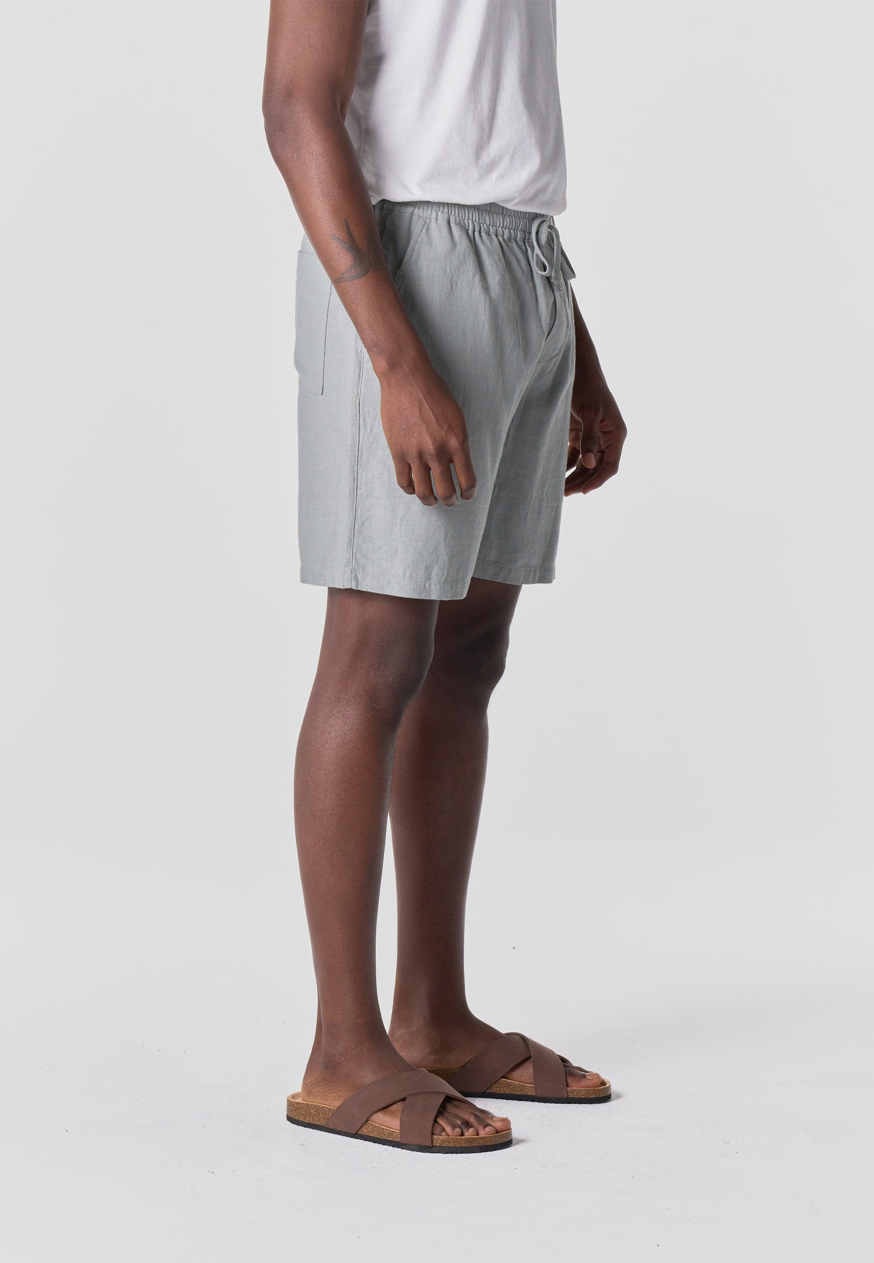 Short Hombre Jogger Algodón Lino Relaxed – Koroshi 2611PS16