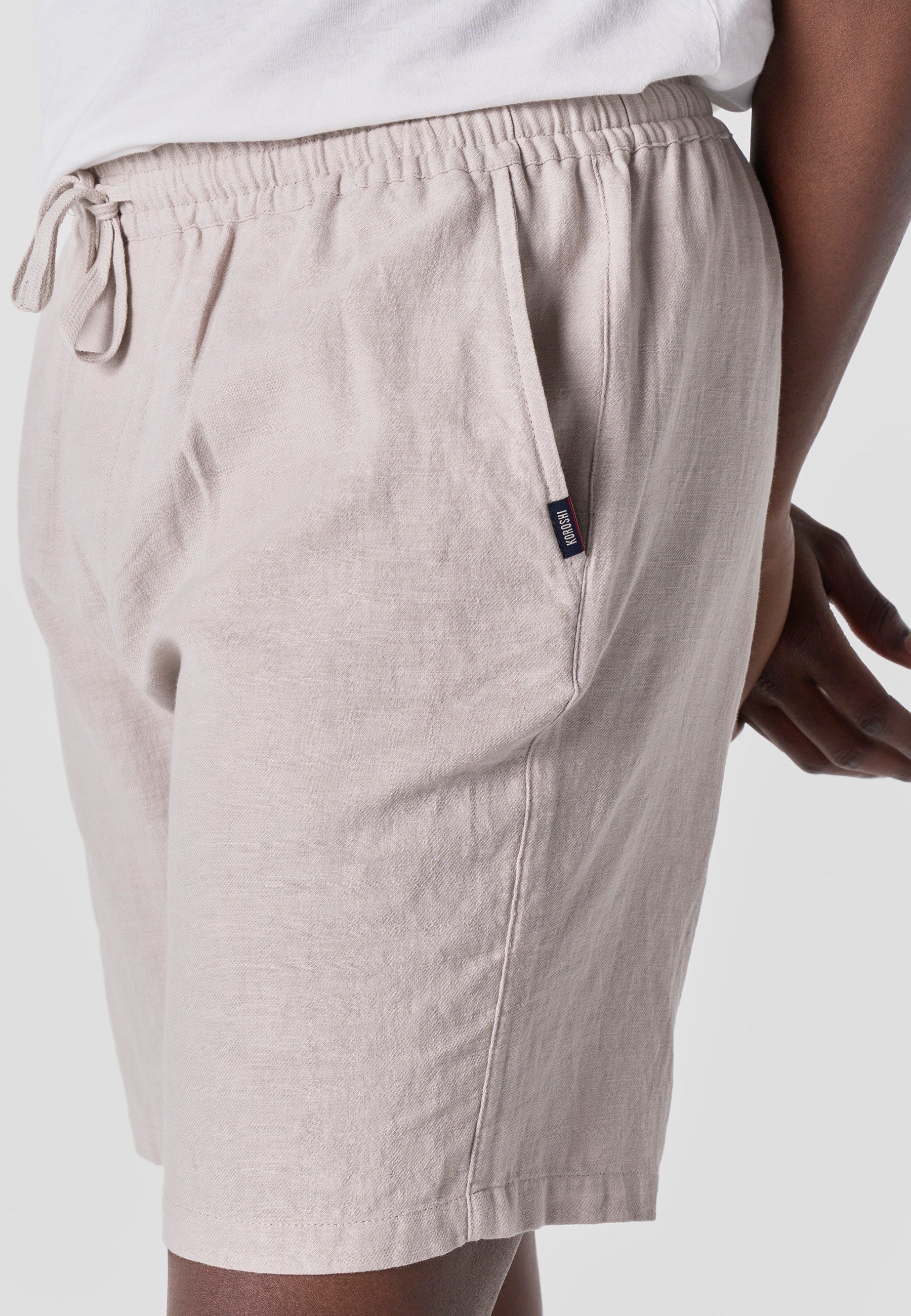 Short Hombre Jogger Algodón Lino Relaxed – Koroshi 2611PS16