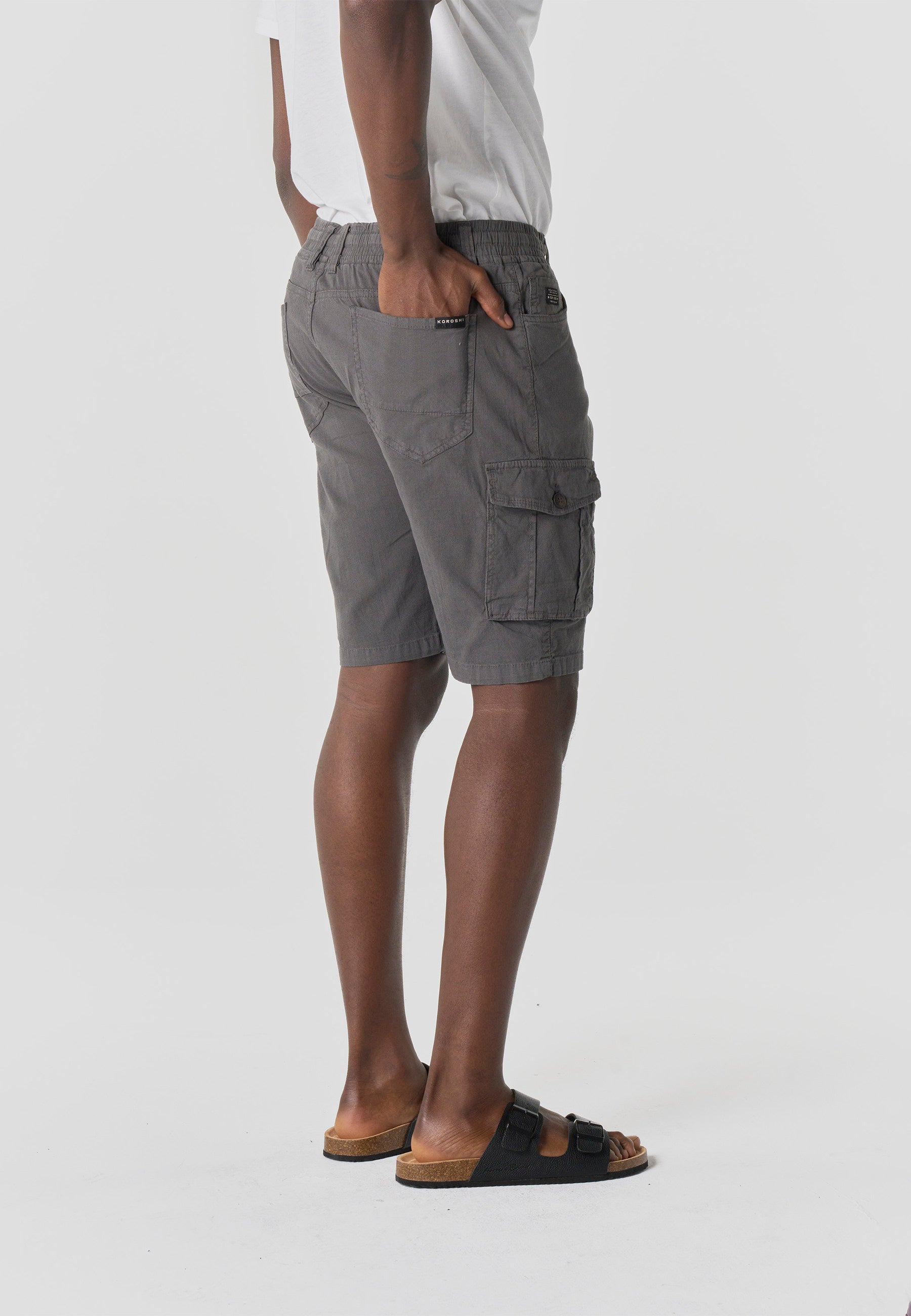 Bermuda Hombre Cargo Algodón Relaxed – Koroshi 2611PS17