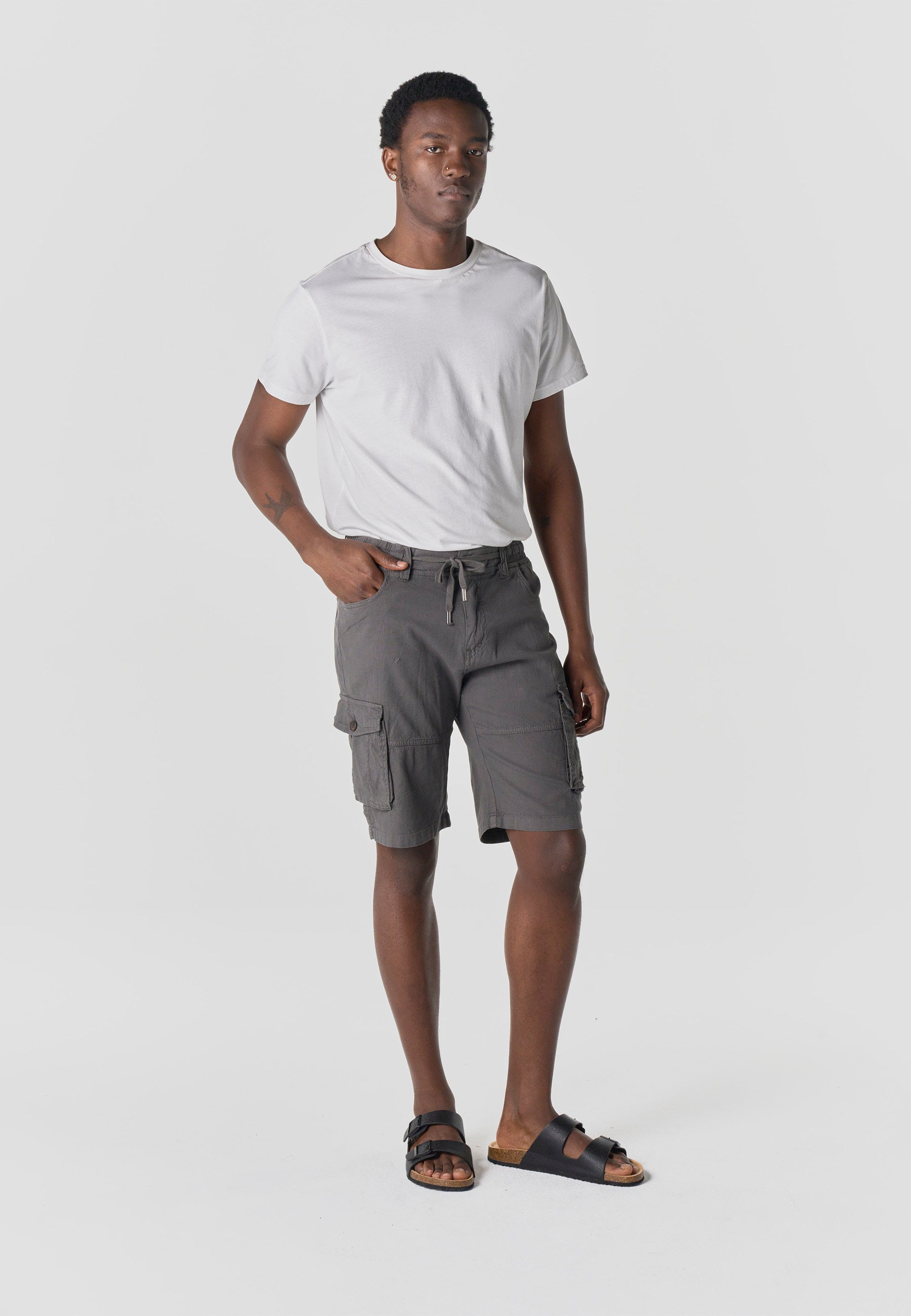 Bermuda Hombre Cargo Algodón Relaxed – Koroshi 2611PS17
