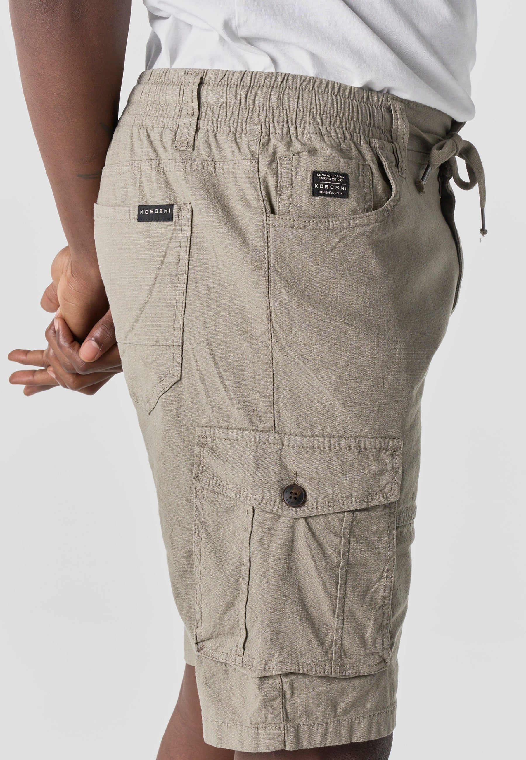 Bermuda Hombre Cargo Algodón Relaxed – Koroshi 2611PS17