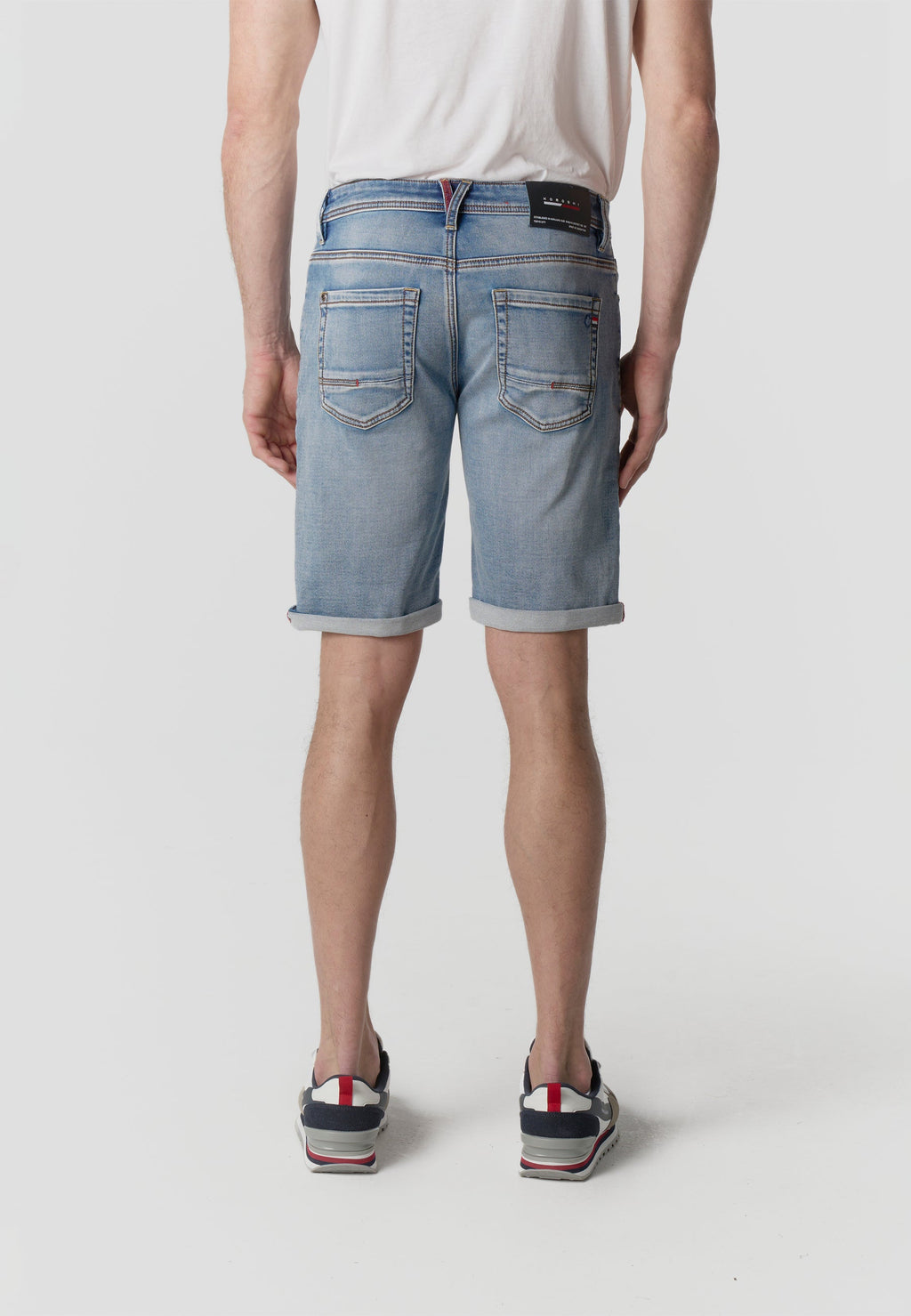 Bermuda Hombre Denim Knit Regular – Koroshi Azul Claro