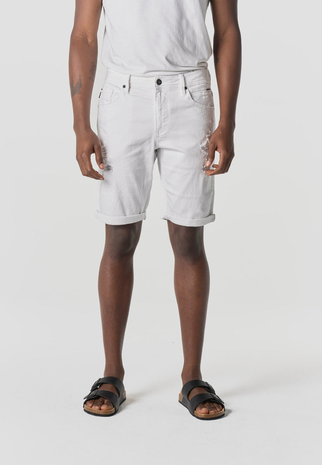 Bermuda Hombre Algodón Regular Blanco – Koroshi 2611PS24