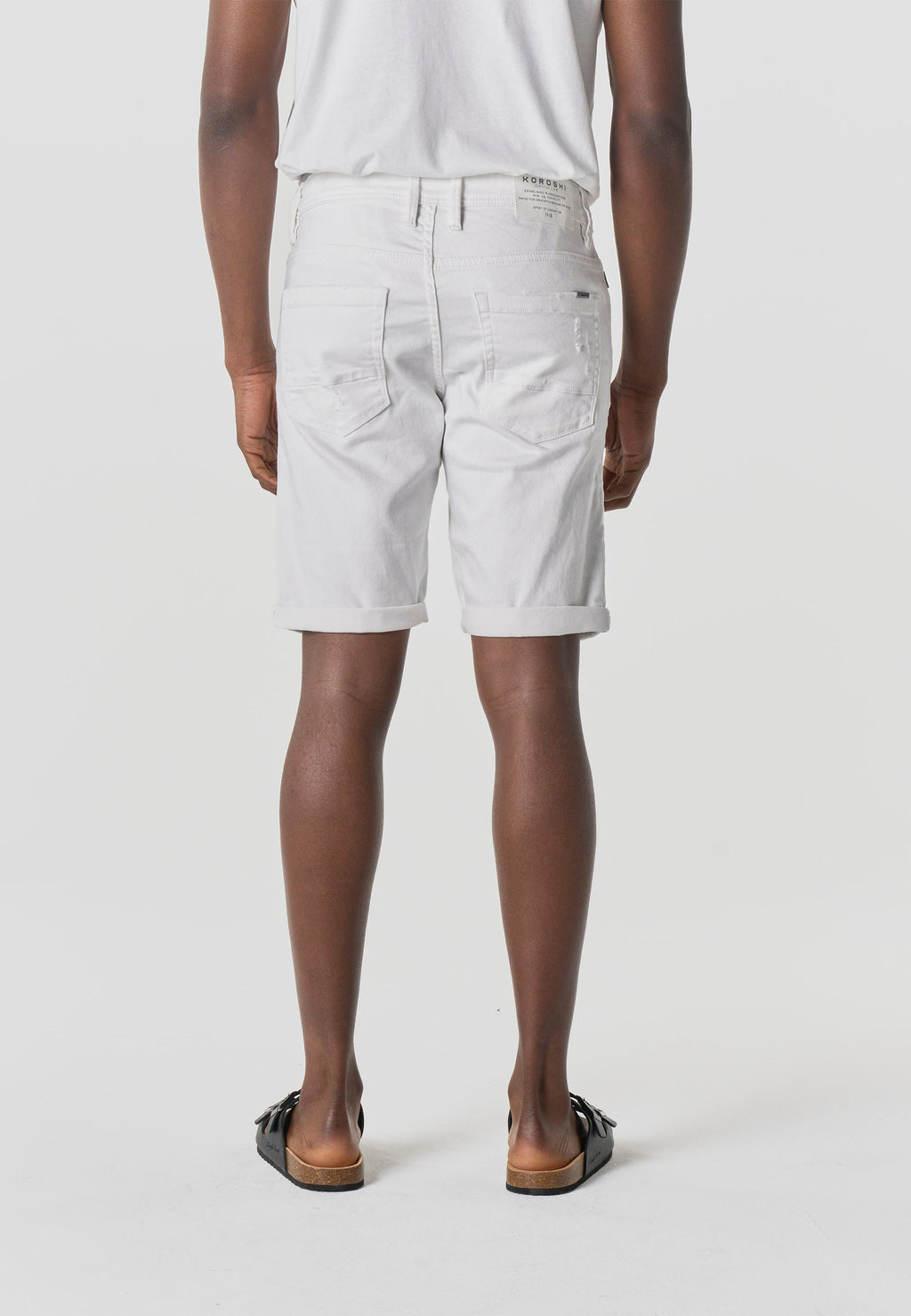 Bermuda Hombre Algodón Regular Blanco – Koroshi 2611PS24