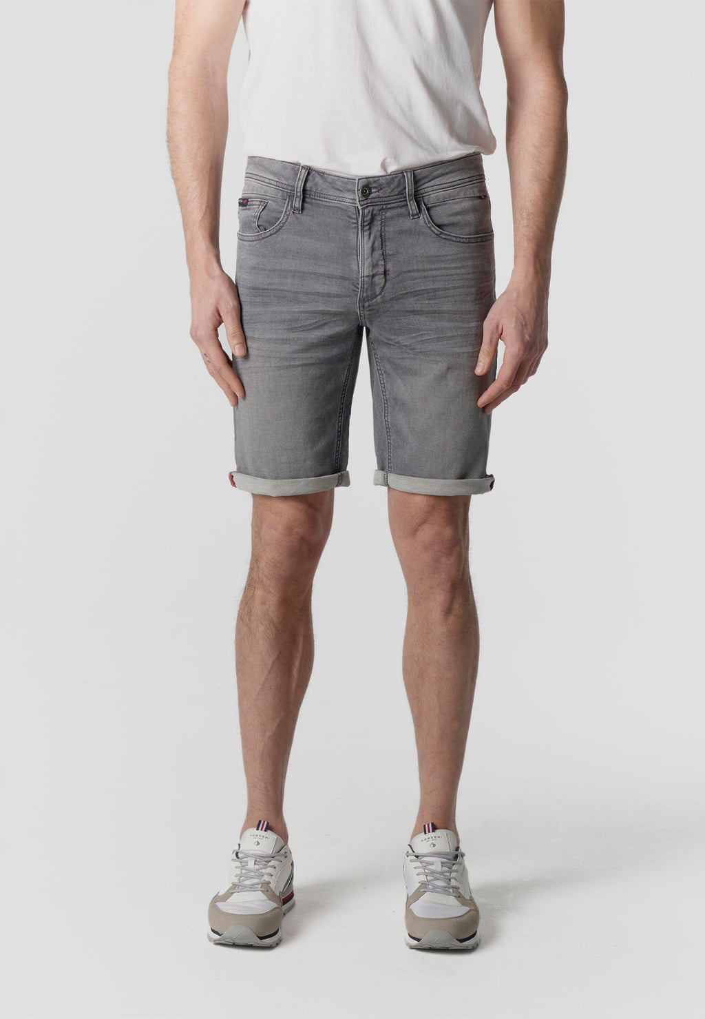 Bermuda Hombre Denim Regular – Koroshi Gris