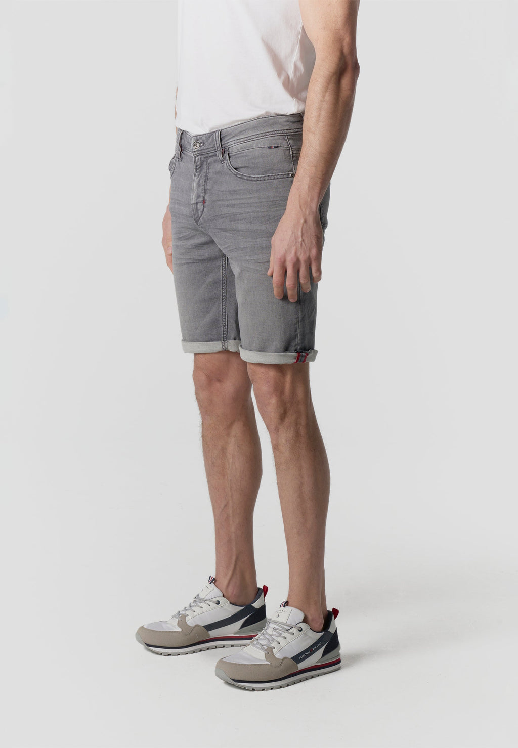 Bermuda Hombre Denim Regular – Koroshi Gris