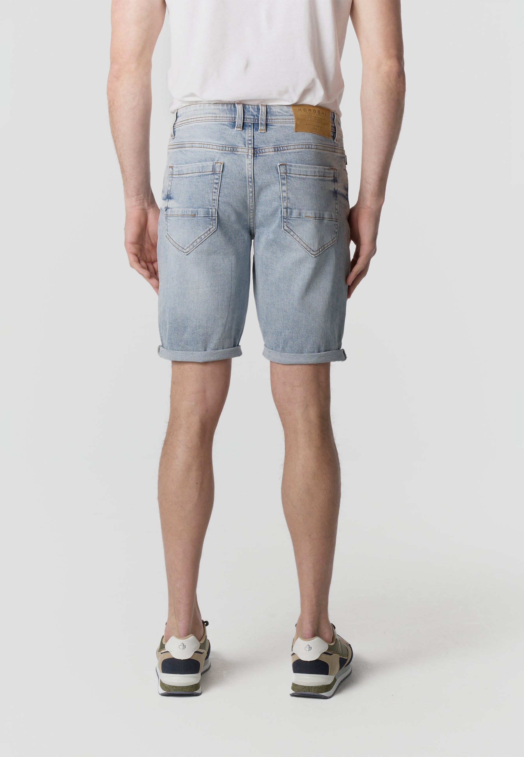 Bermuda Hombre Denim Regular Azul Claro – Koroshi 2611PS27