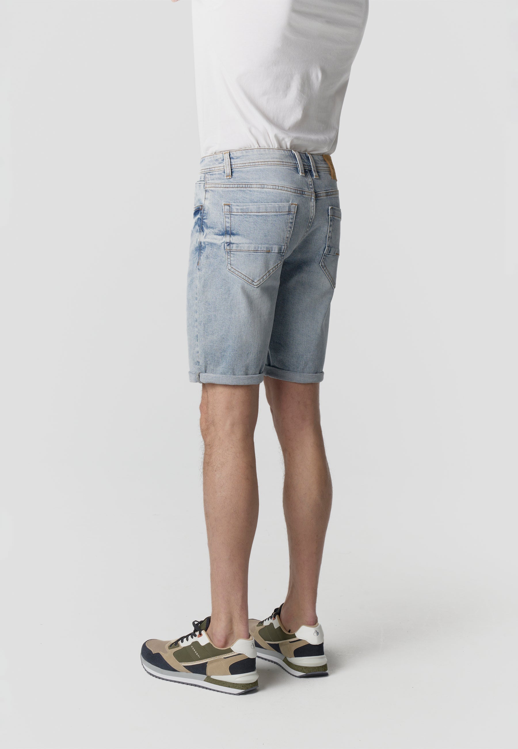 Bermuda Hombre Denim Regular Azul Claro – Koroshi 2611PS27