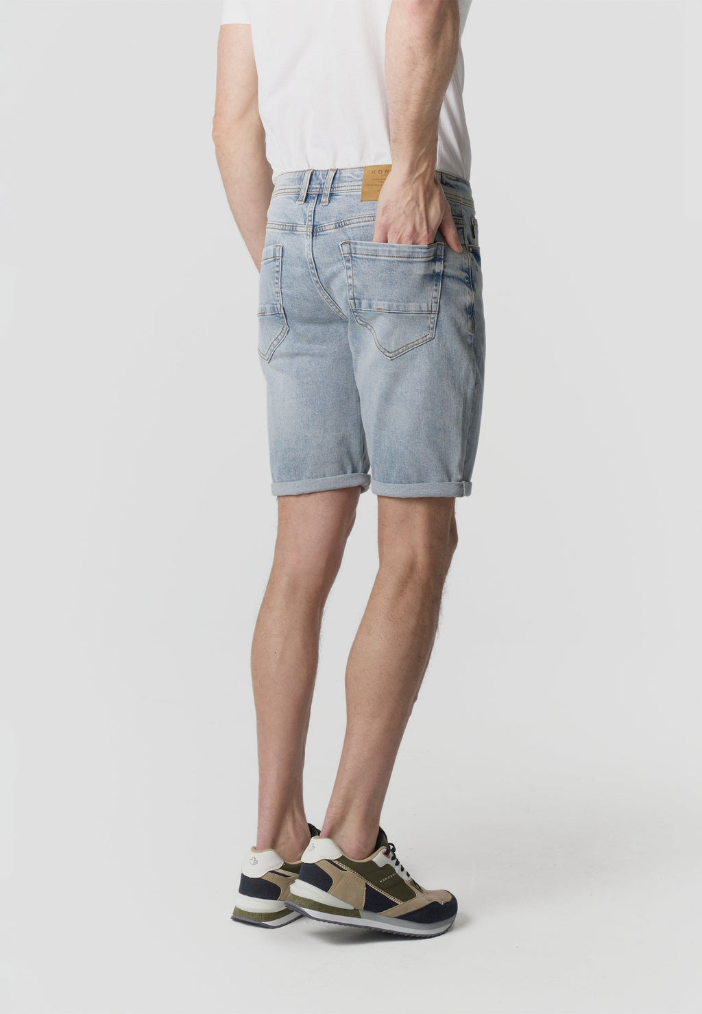 Bermuda Hombre Denim Regular Azul Claro – Koroshi 2611PS27