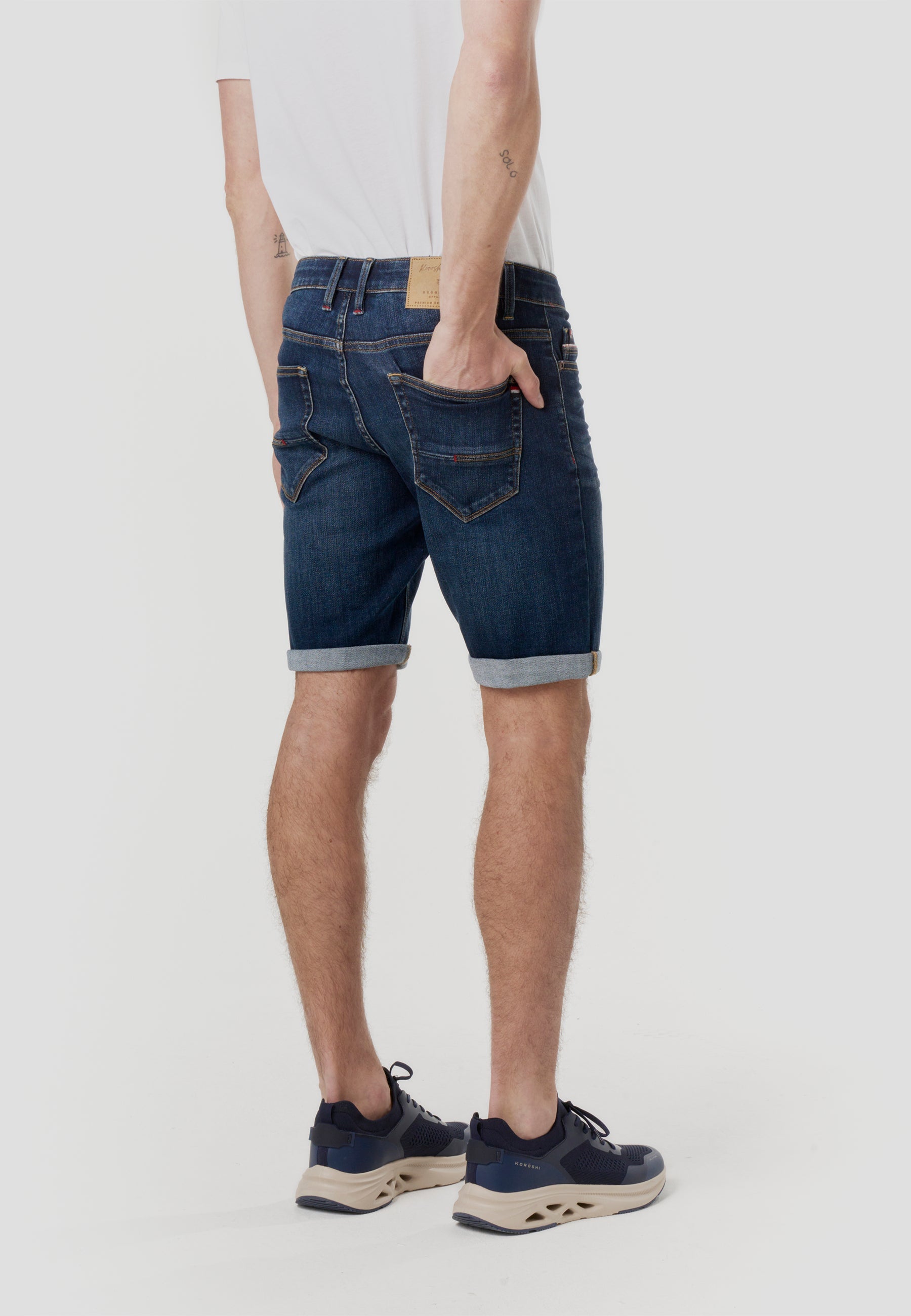 Bermuda Hombre Denim Regular – Koroshi Azul Oscuro