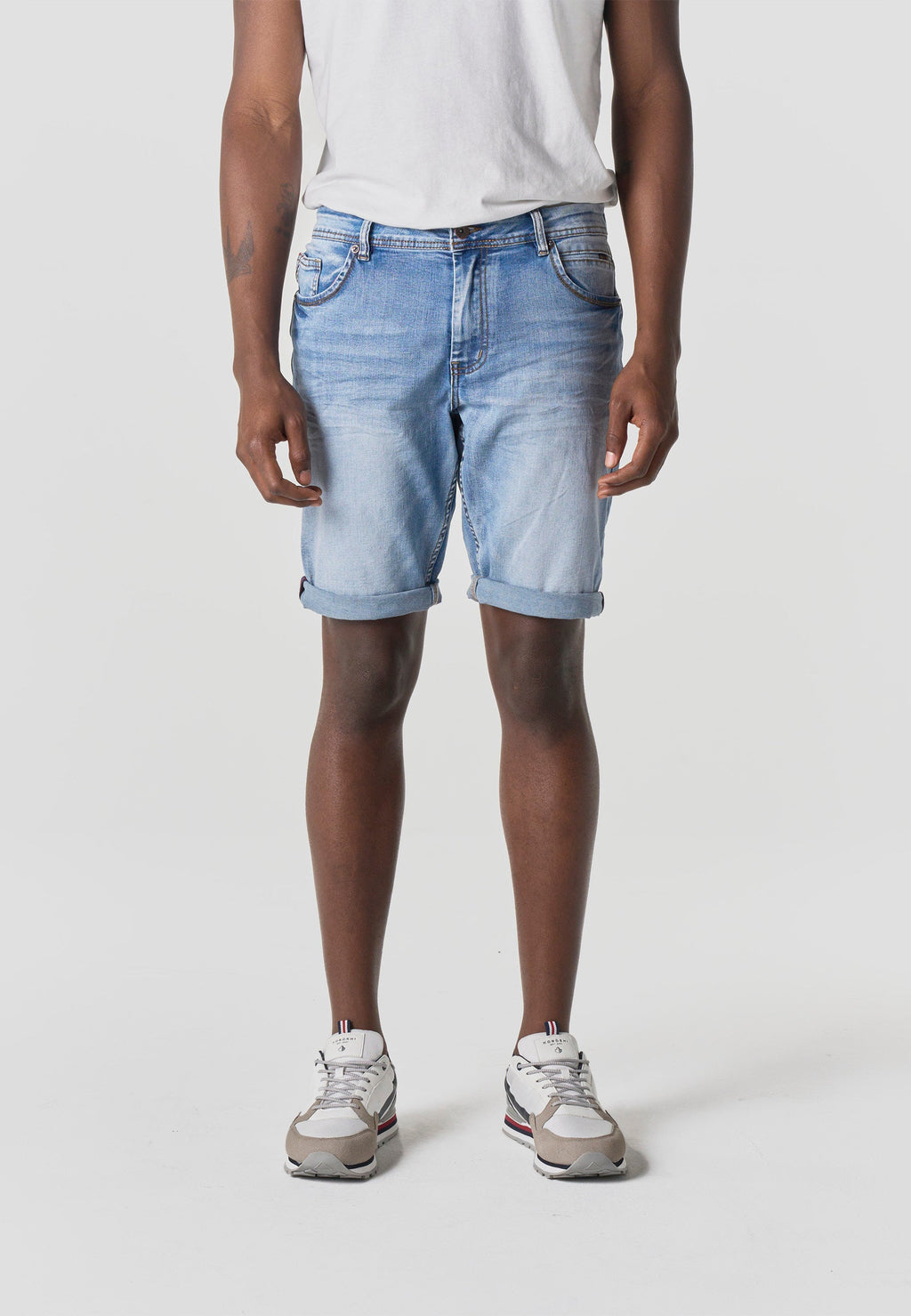 Bermuda Hombre Denim Regular Azul Claro – Koroshi 2611PS33