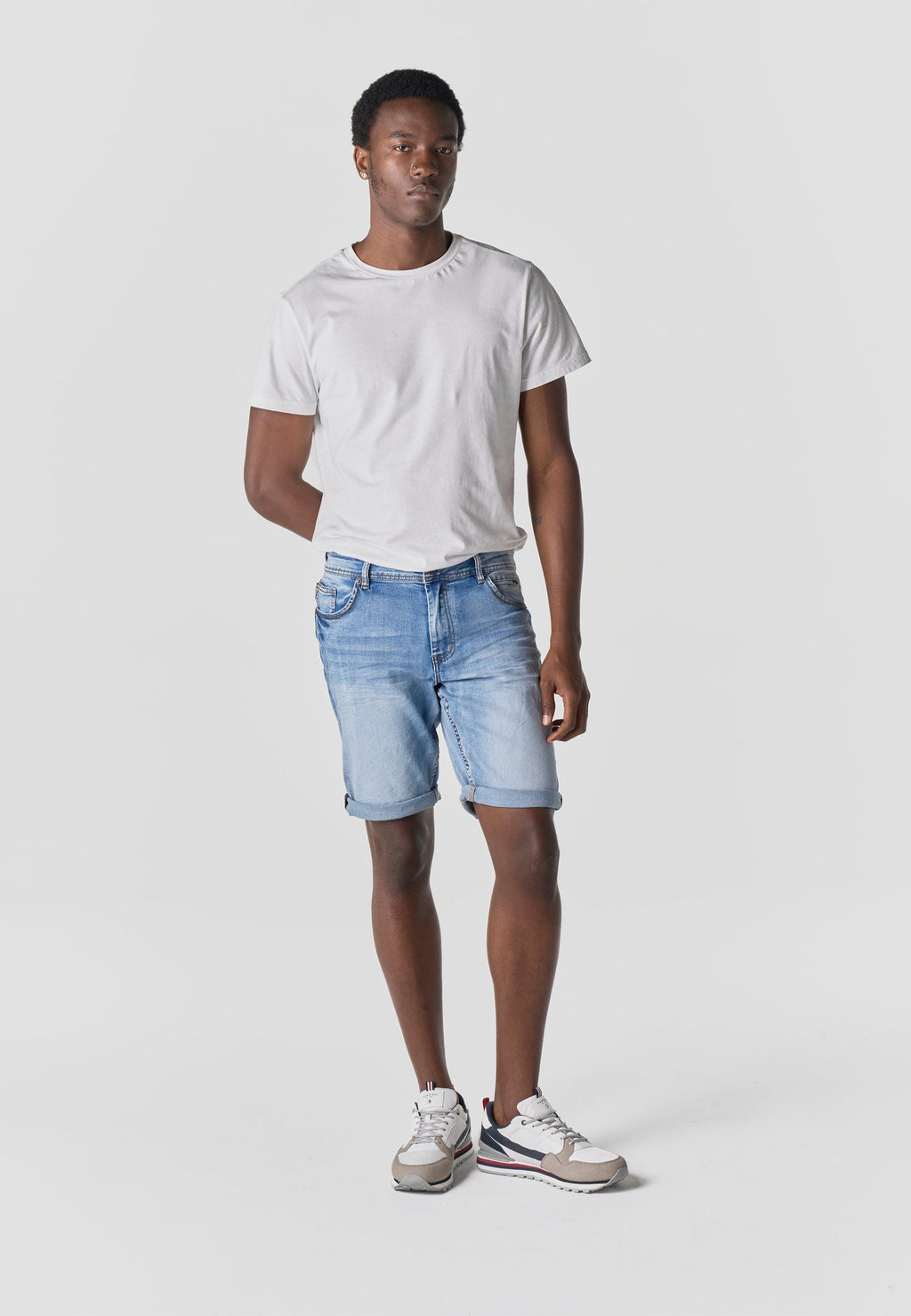 Bermuda Hombre Denim Regular Azul Claro – Koroshi 2611PS33