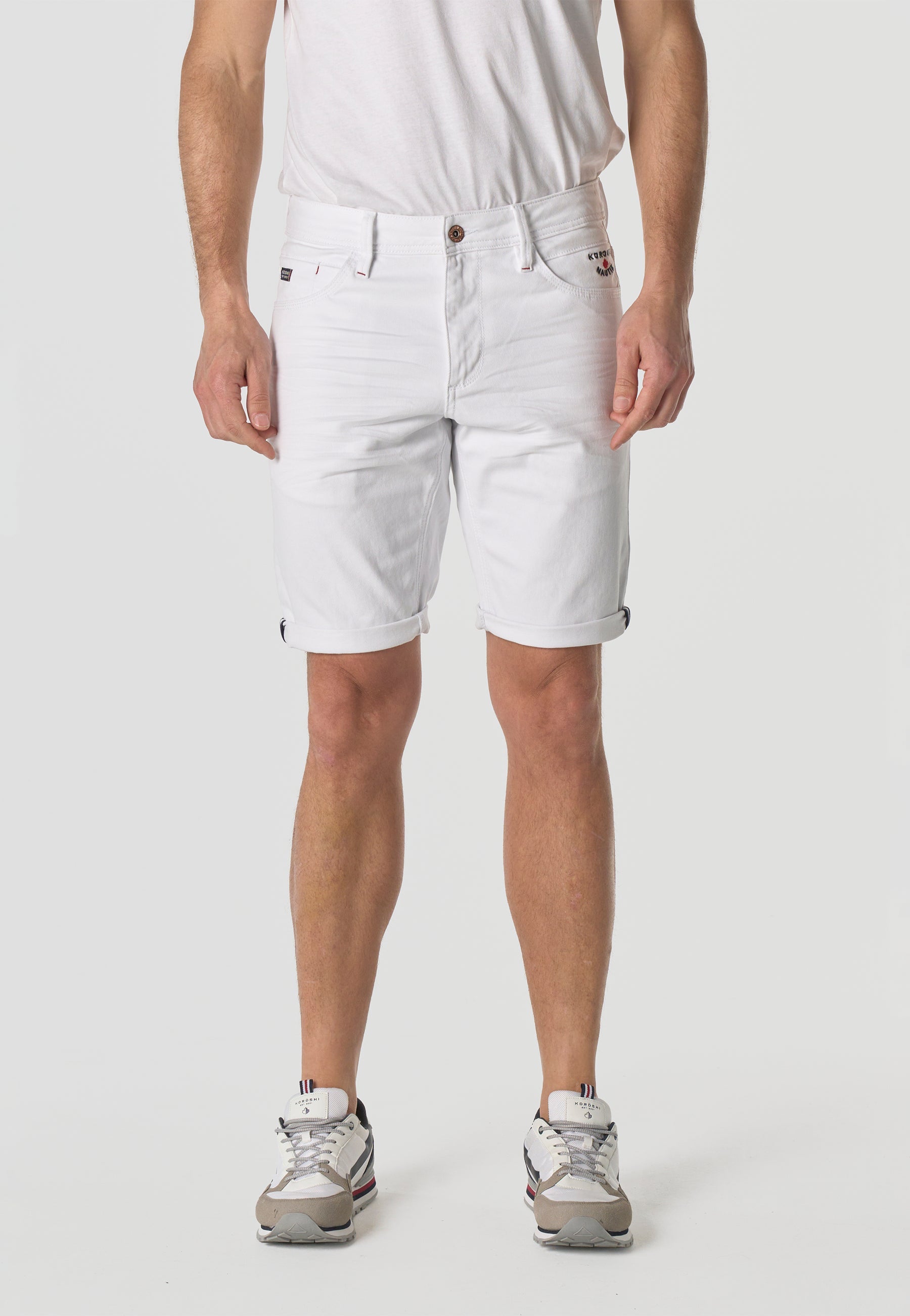Bermuda Hombre Denim Regular Blanco – Koroshi 2611PS35
