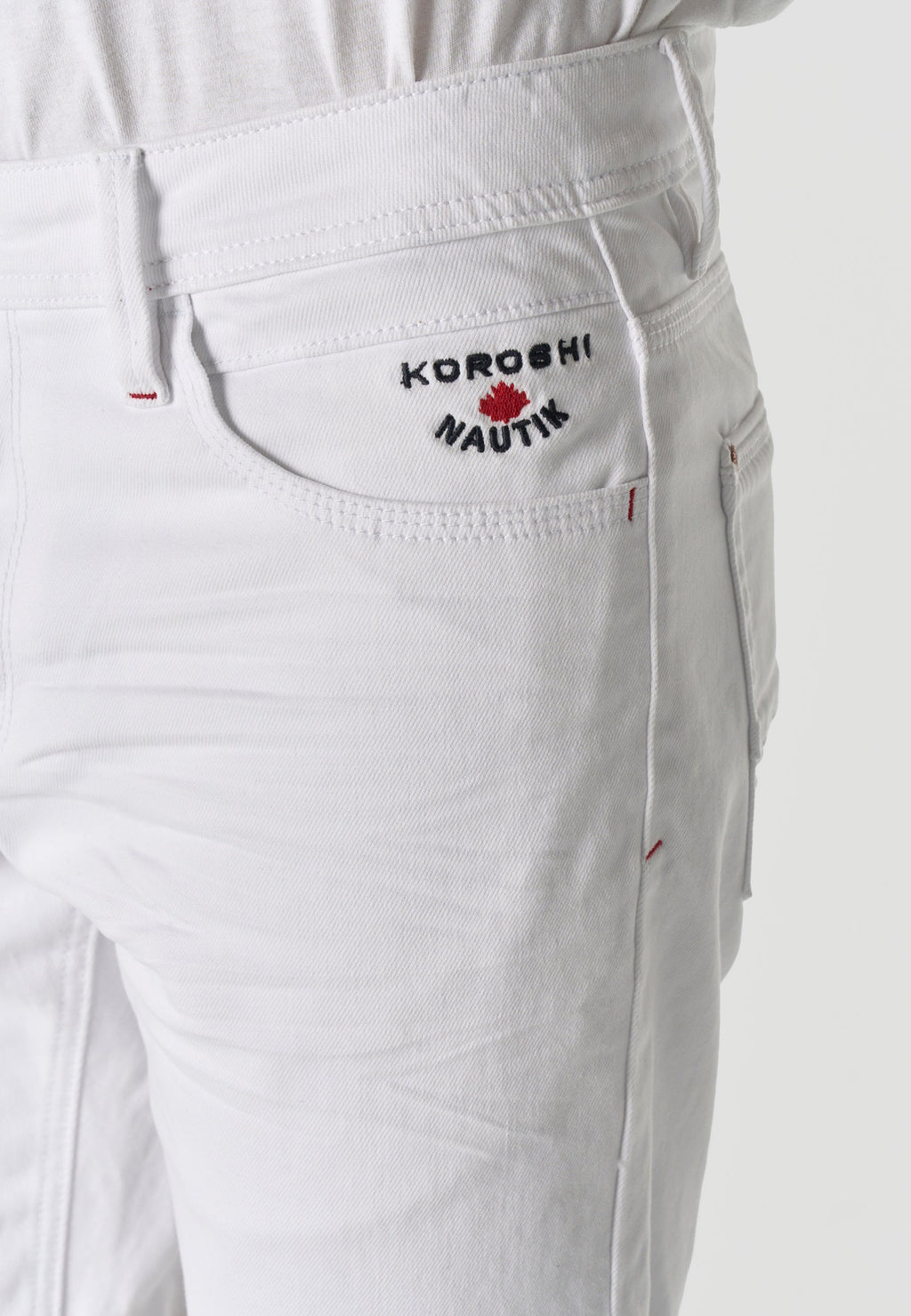Bermuda Hombre Denim Regular Blanco – Koroshi 2611PS35