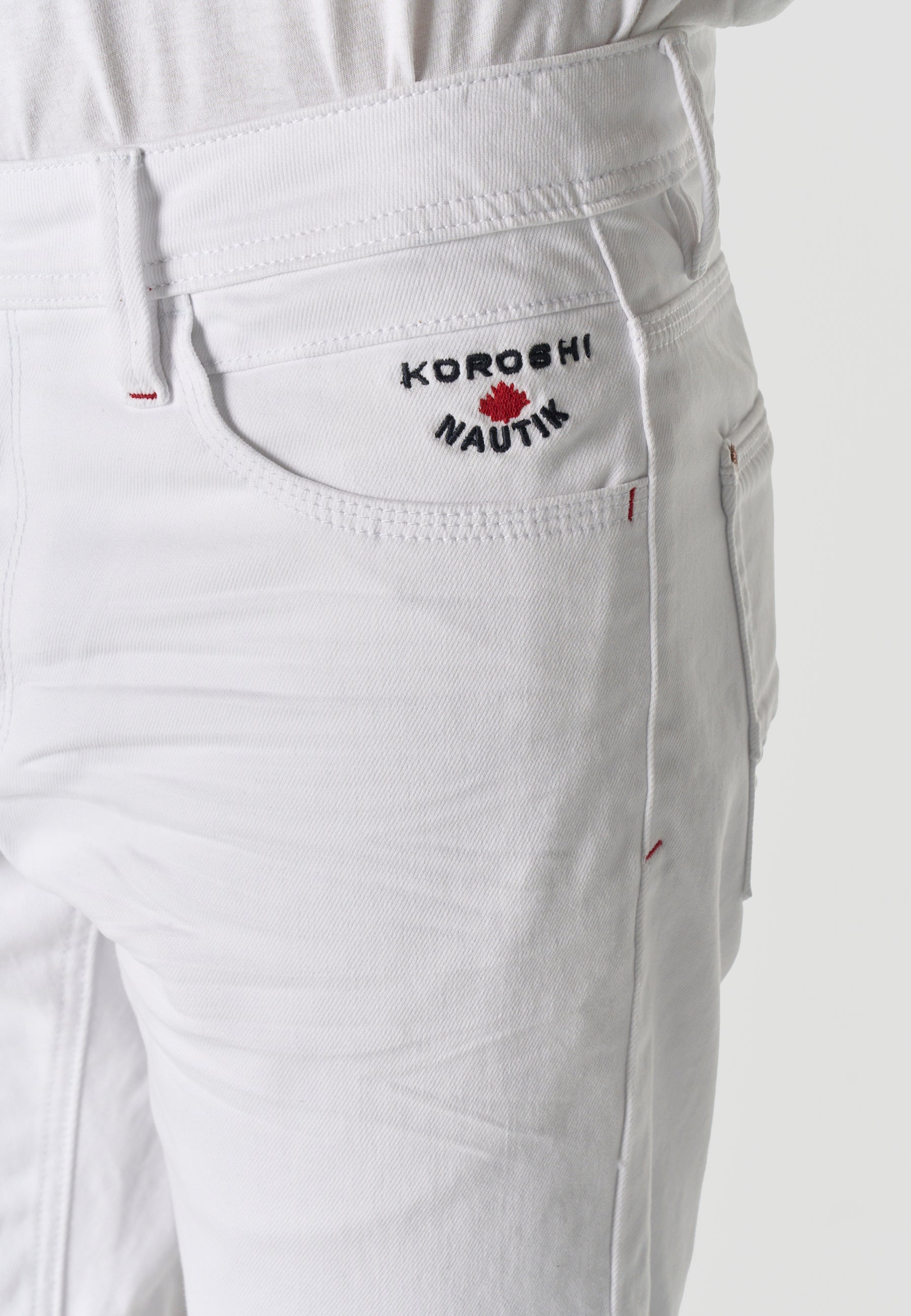 Bermuda Hombre Denim Regular Blanco – Koroshi 2611PS35