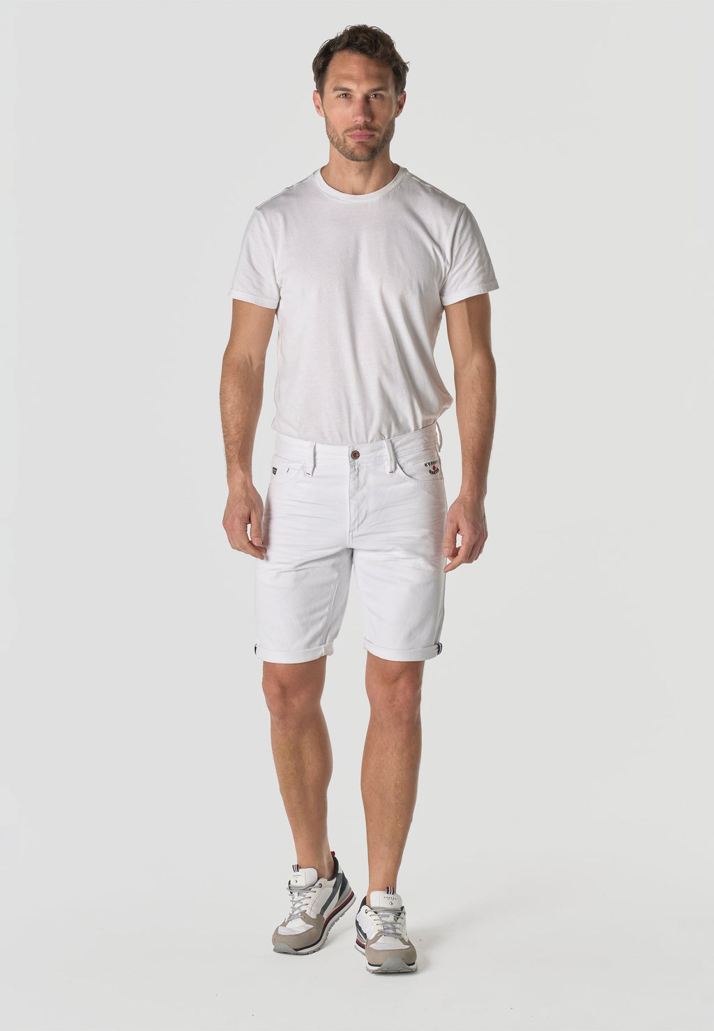 Bermuda Hombre Denim Regular Blanco – Koroshi 2611PS35