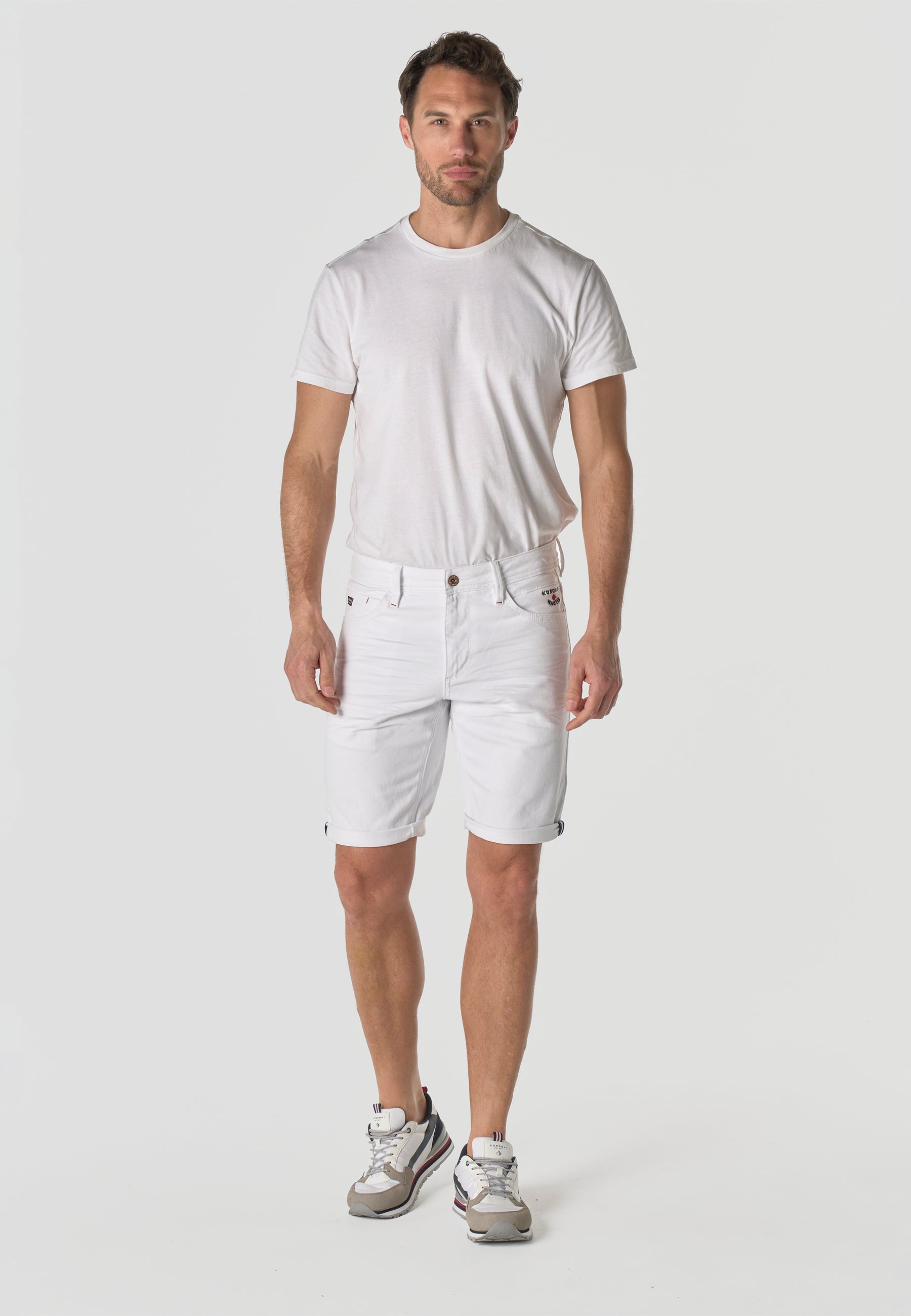 Bermuda Hombre Denim Regular Blanco – Koroshi 2611PS35