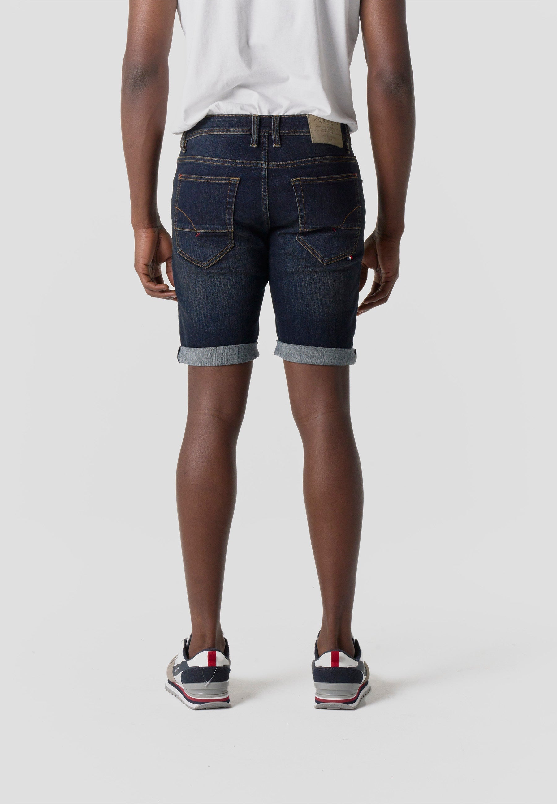 Bermuda Hombre Denim Regular Azul Oscuro – Koroshi 2611PS39