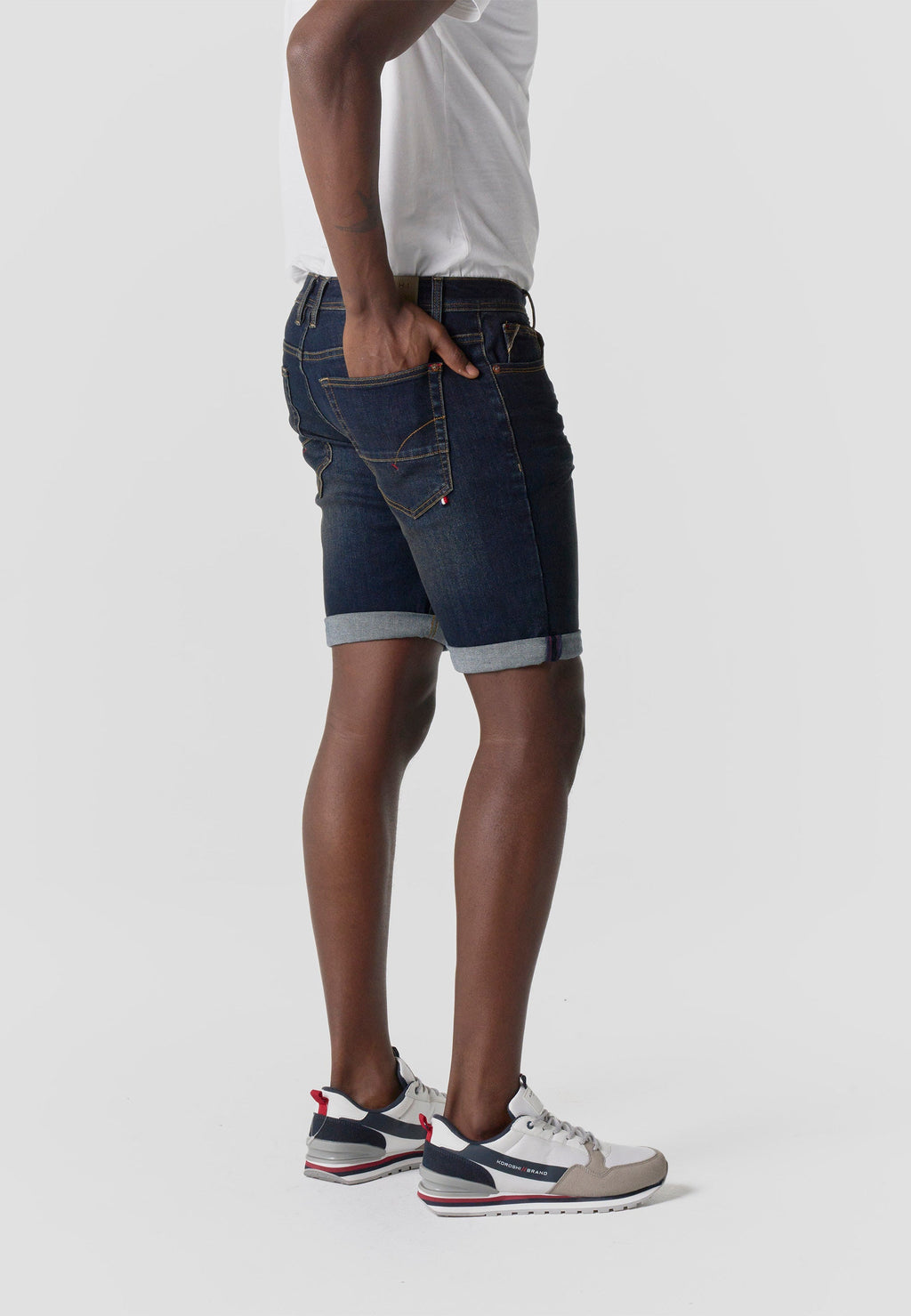 Bermuda Hombre Denim Regular Azul Oscuro – Koroshi 2611PS39