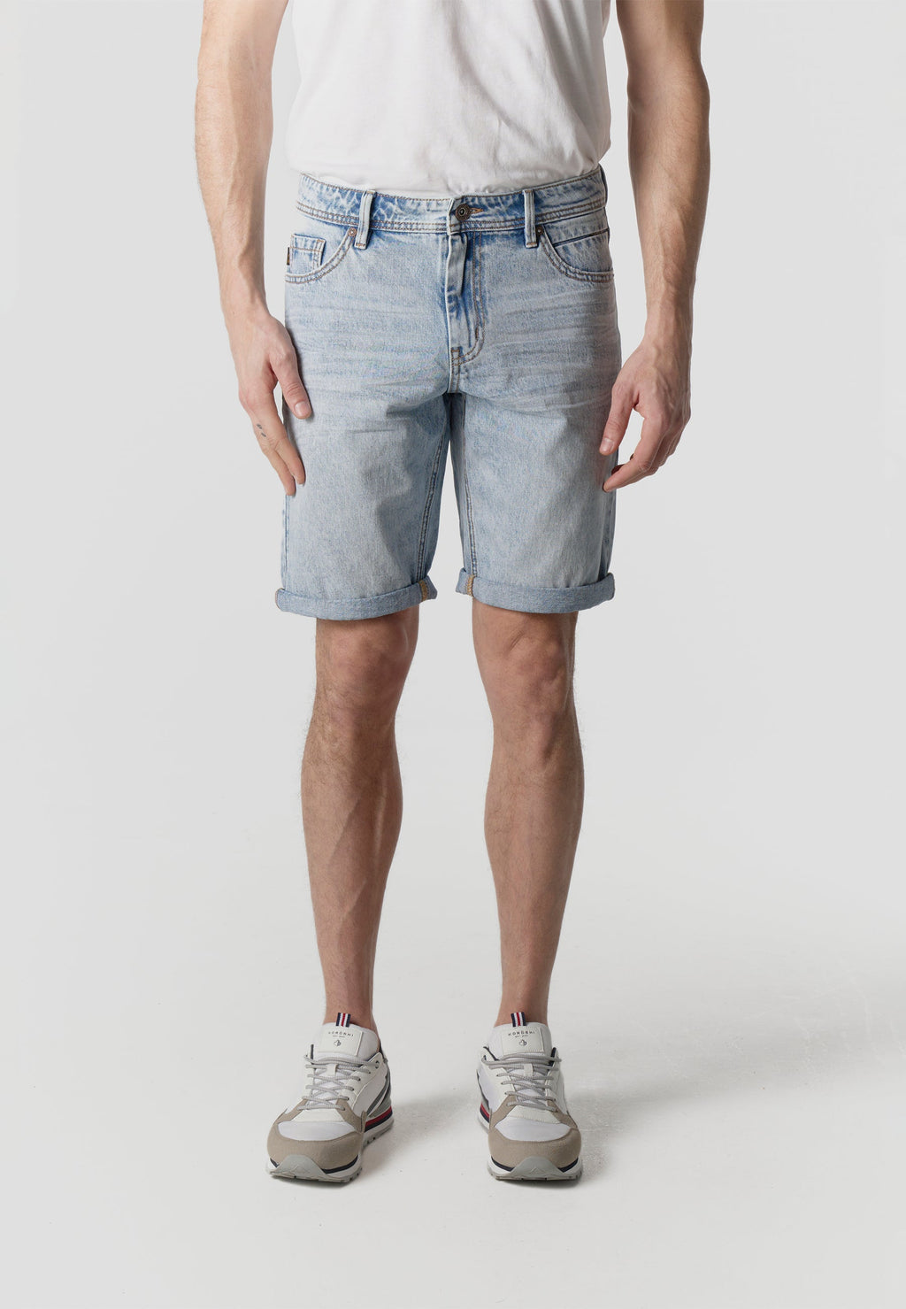 Bermuda Hombre Denim Relaxed Azul Claro – Koroshi 2611PS44