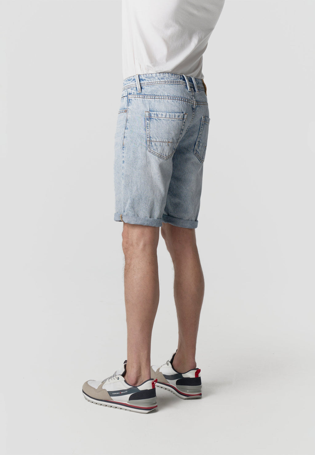Bermuda Hombre Denim Relaxed Azul Claro – Koroshi 2611PS44