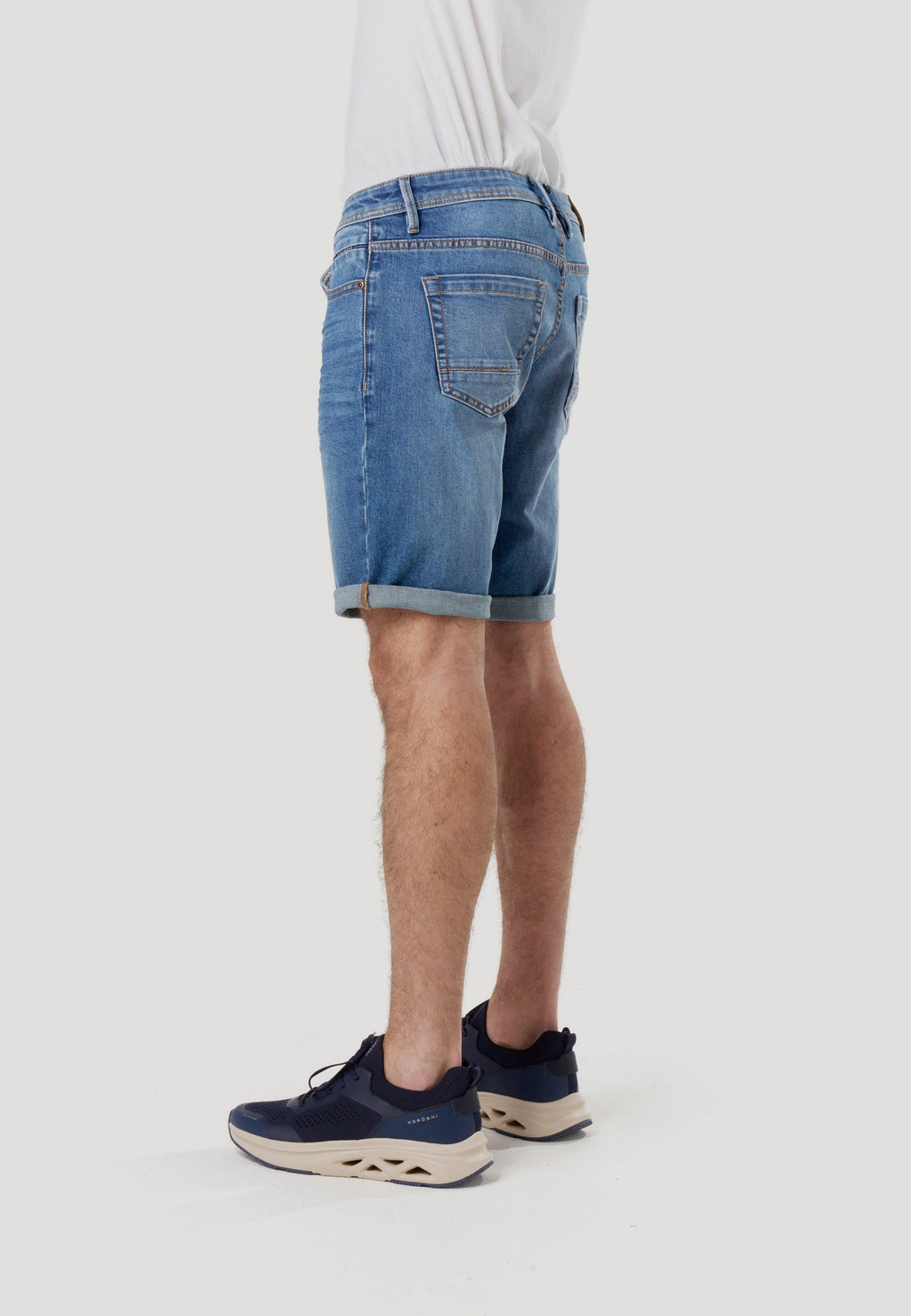 Bermuda Hombre Denim Relaxed Azul Medio – Koroshi 2611PS45