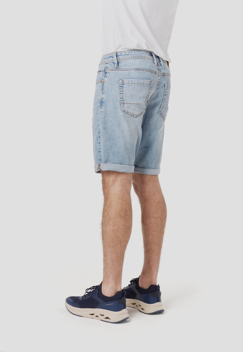 Bermuda Hombre Denim Relaxed Rotos Azul Claro – Koroshi 2611PS47
