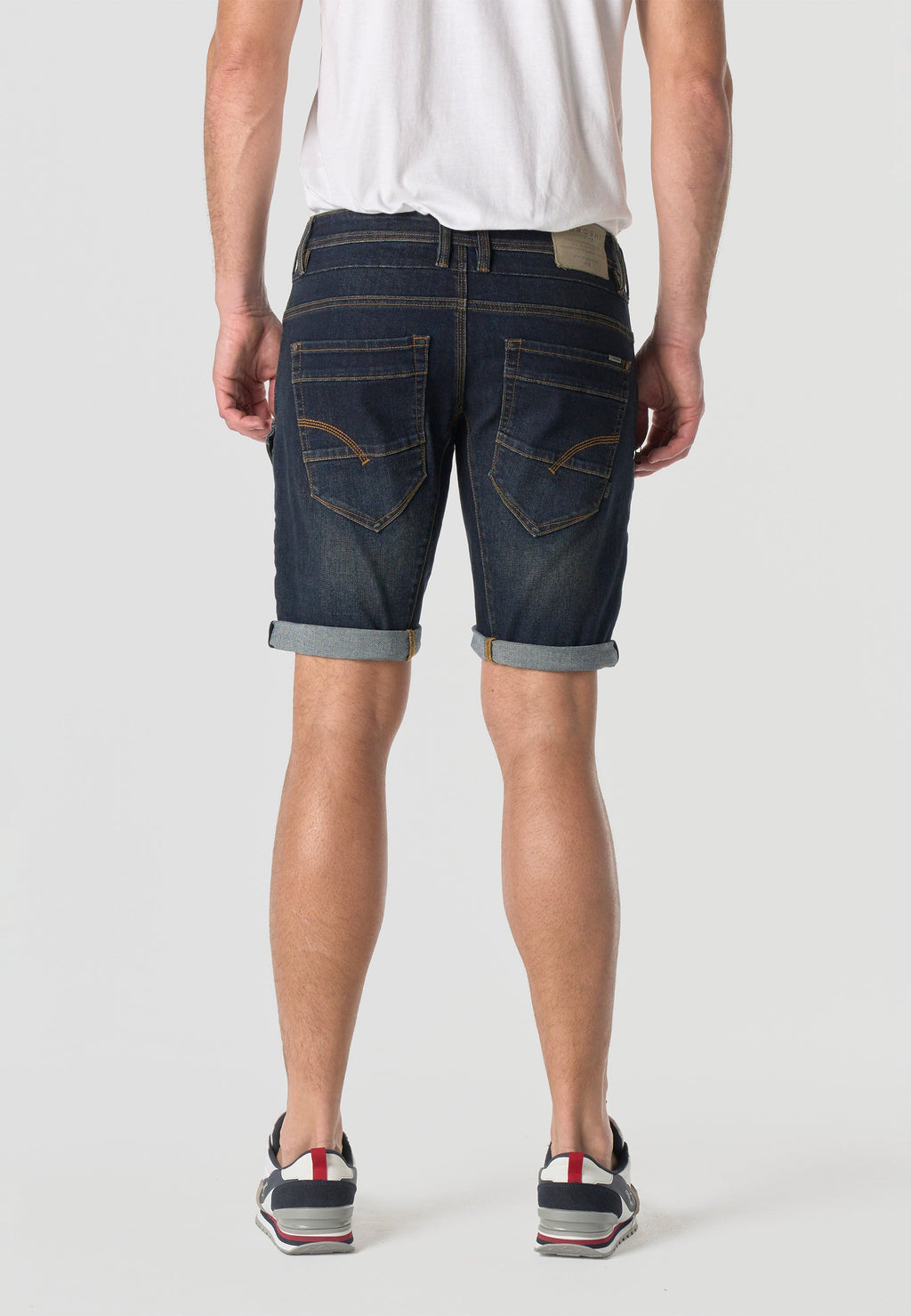 Bermuda Hombre Cargo Denim Azul Oscuro – Koroshi 2611PS48