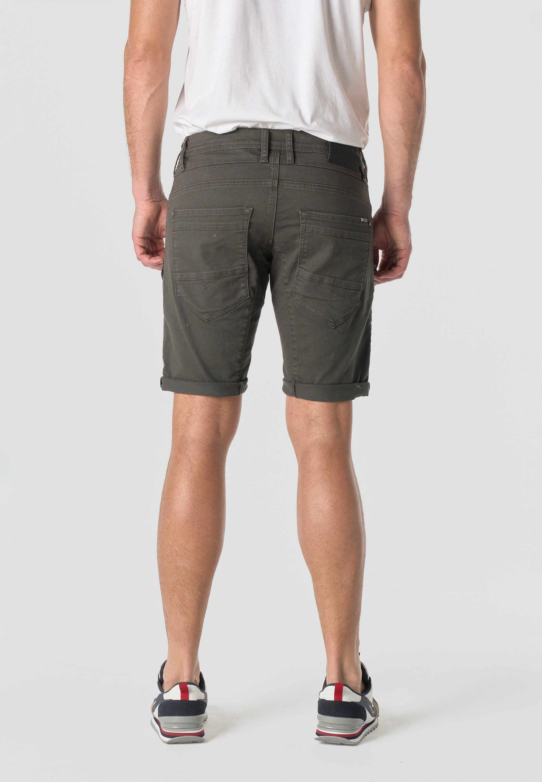 Bermuda Hombre Cargo Algodón Gris – Koroshi 2611PS49