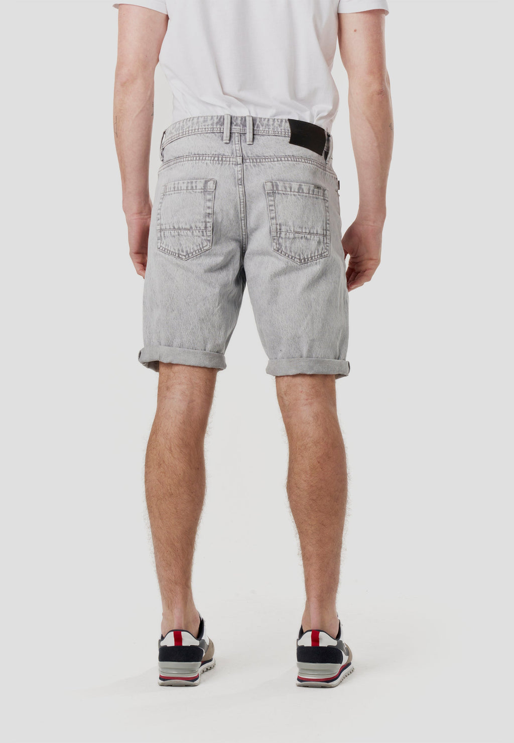 Bermuda Hombre Denim Relaxed Gris – Koroshi 2611PS50