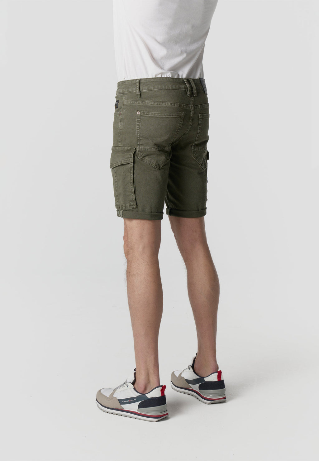 Bermuda Hombre Cargo Denim Verde – Koroshi 2611PS60