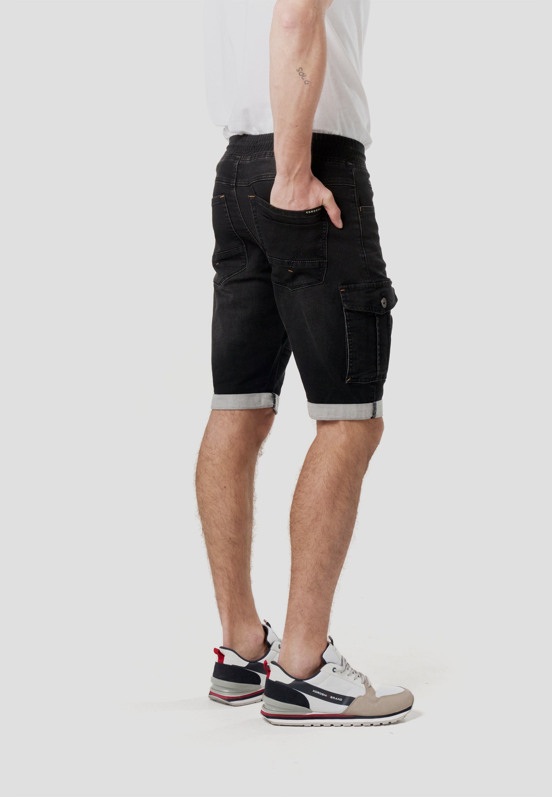 Short Hombre Jogger Cargo Denim – Koroshi 2611PS86