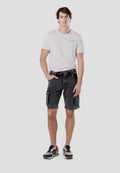 Bermuda Hombre Cargo Denim Jogger Negro – Koroshi 2611PS90