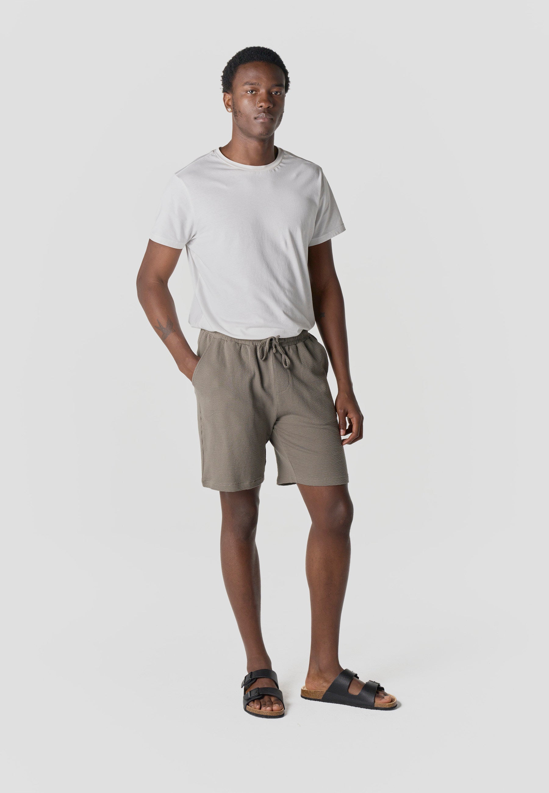 Short Hombre Jogger Algodón Texturizado Relaxed – Koroshi 2611PS91