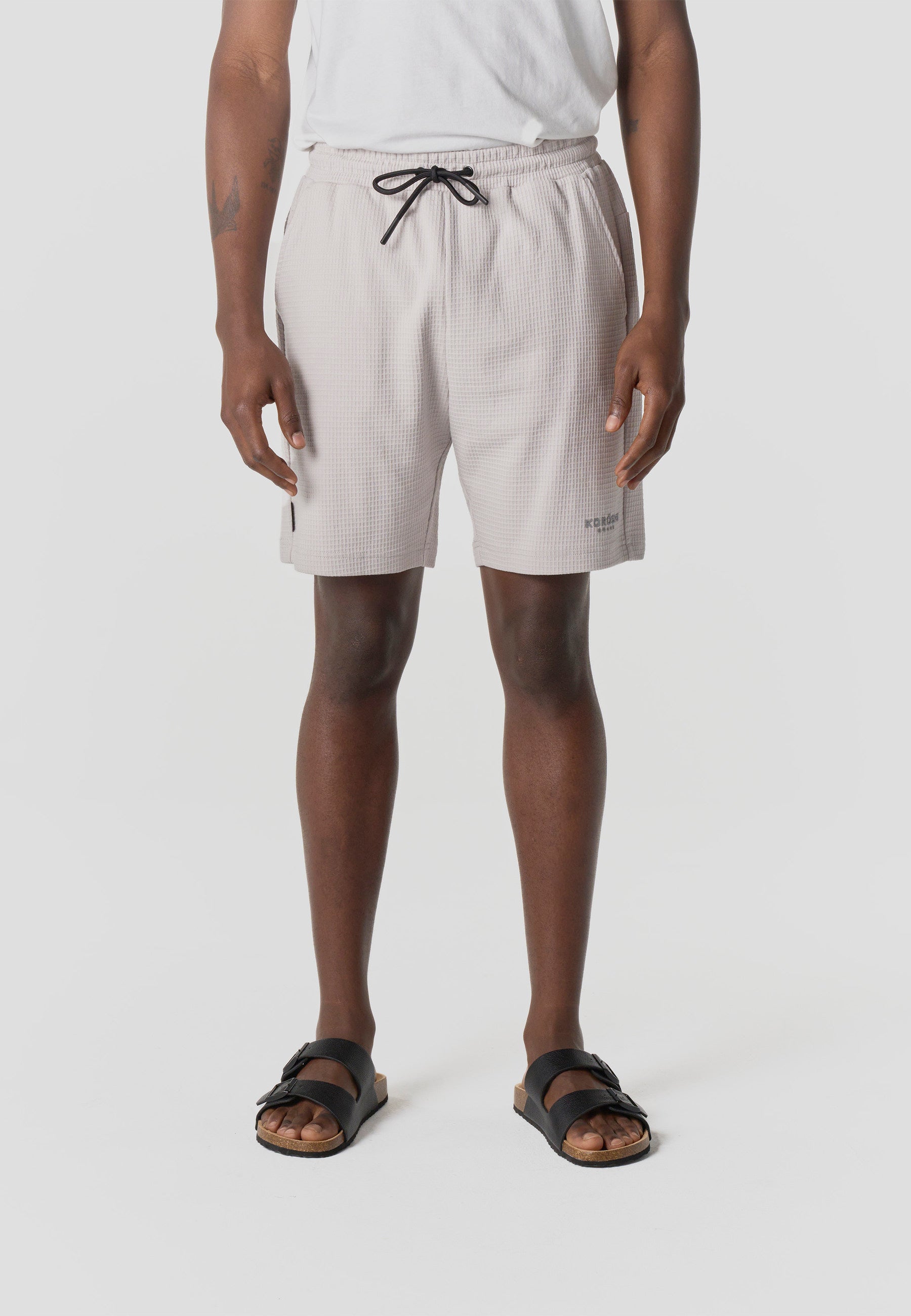 Short Hombre Jogger Técnico Texturizado – Koroshi Piedra