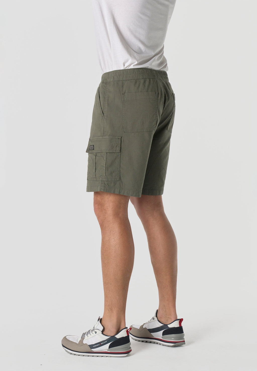 Bermuda Hombre Cargo Algodón Relaxed Kaki – Koroshi 2611PS93