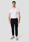 Pantalón Jogger Largo Hombre Elástico Negro  | Koroshi