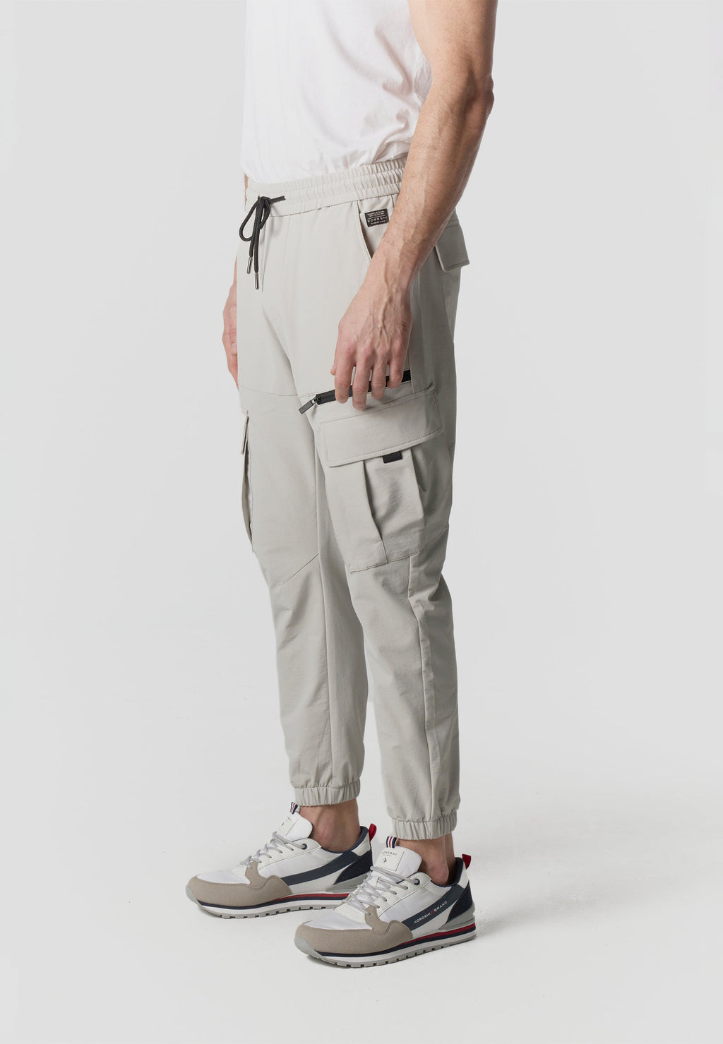 Pantalón Jogger Largo Hombre Elástico Negro  | Koroshi