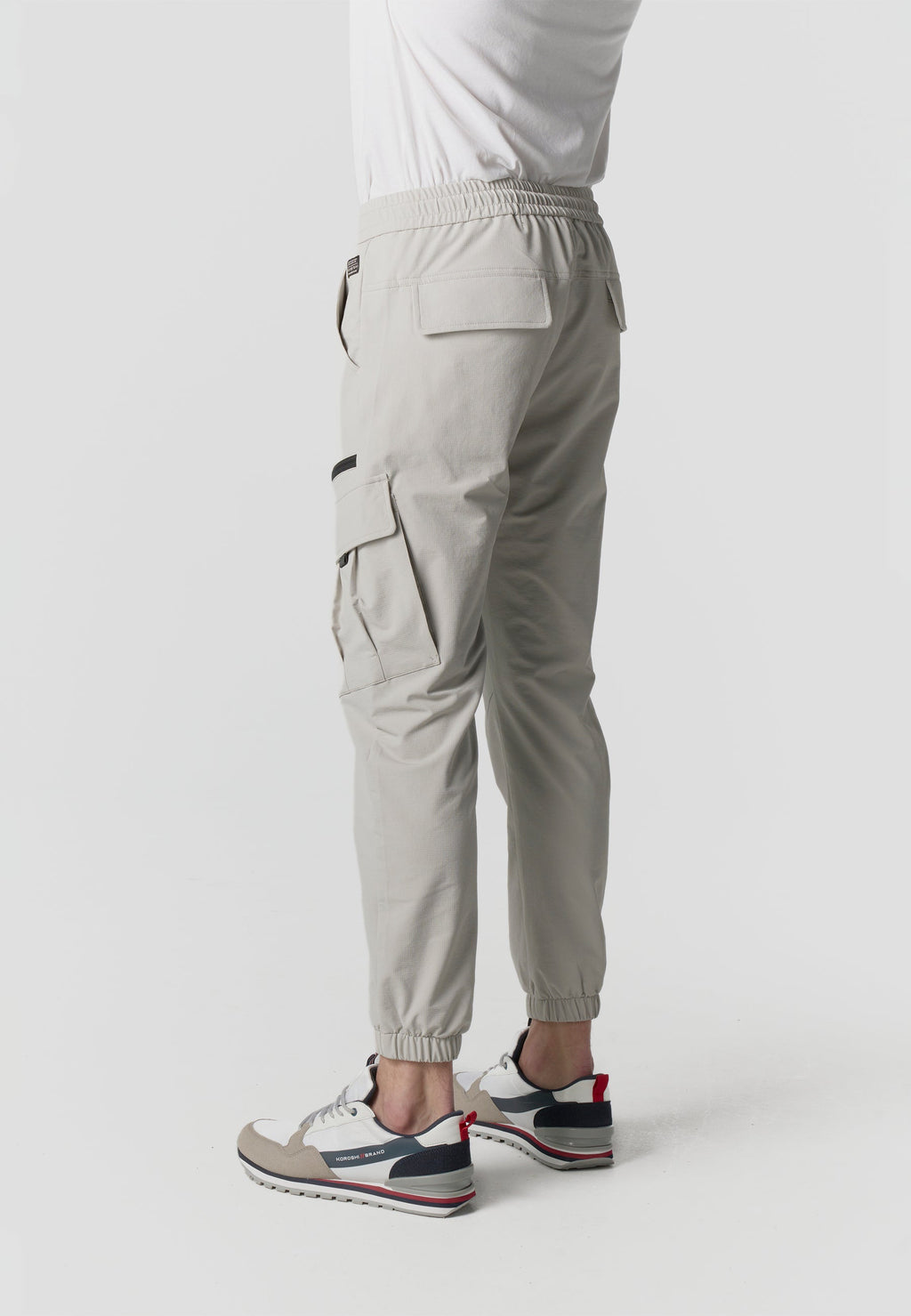 Pantalón Jogger Largo Hombre Elástico Negro  | Koroshi