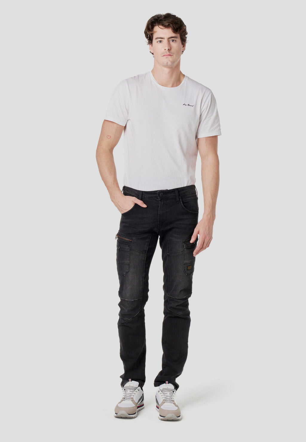 Pantalón Hombre Vaquero Workwear Cargo – Koroshi Negro