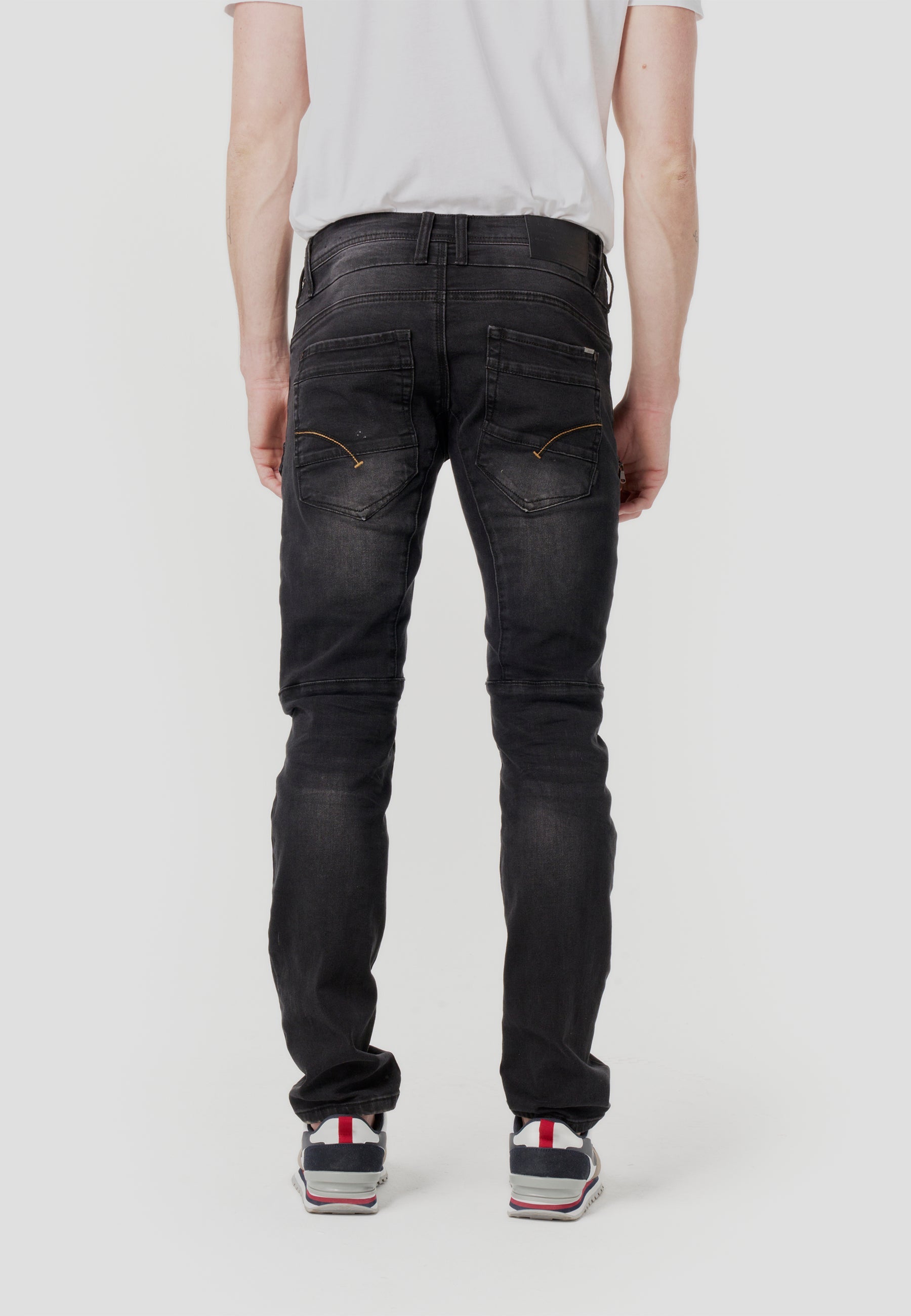 Pantalón Hombre Vaquero Workwear Cargo – Koroshi Negro