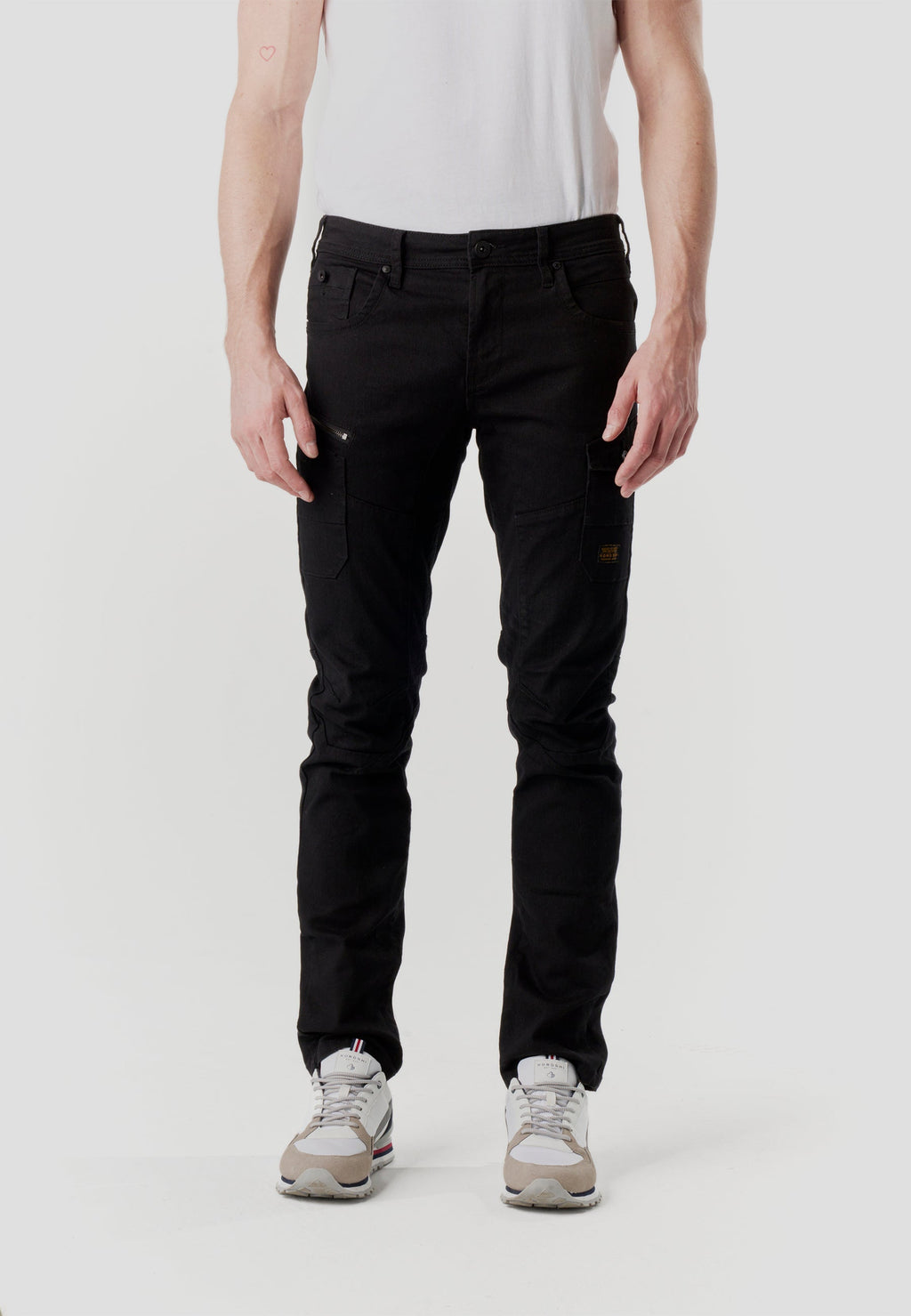 Pantalón Hombre Vaquero Workwear Cargo – Koroshi Negro